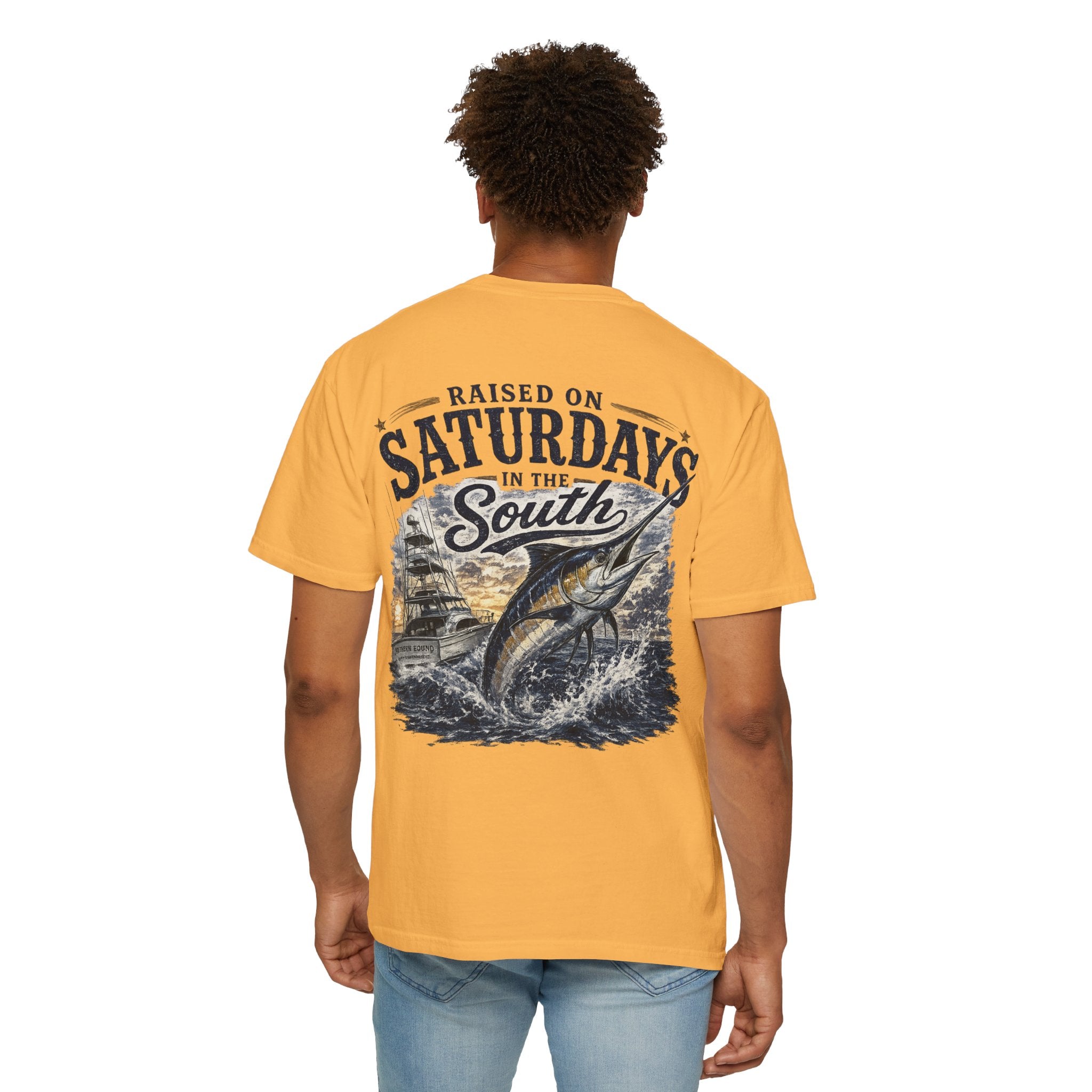 Raised On Saturdays In The South T-Shirt-Deep Sea Saturdays