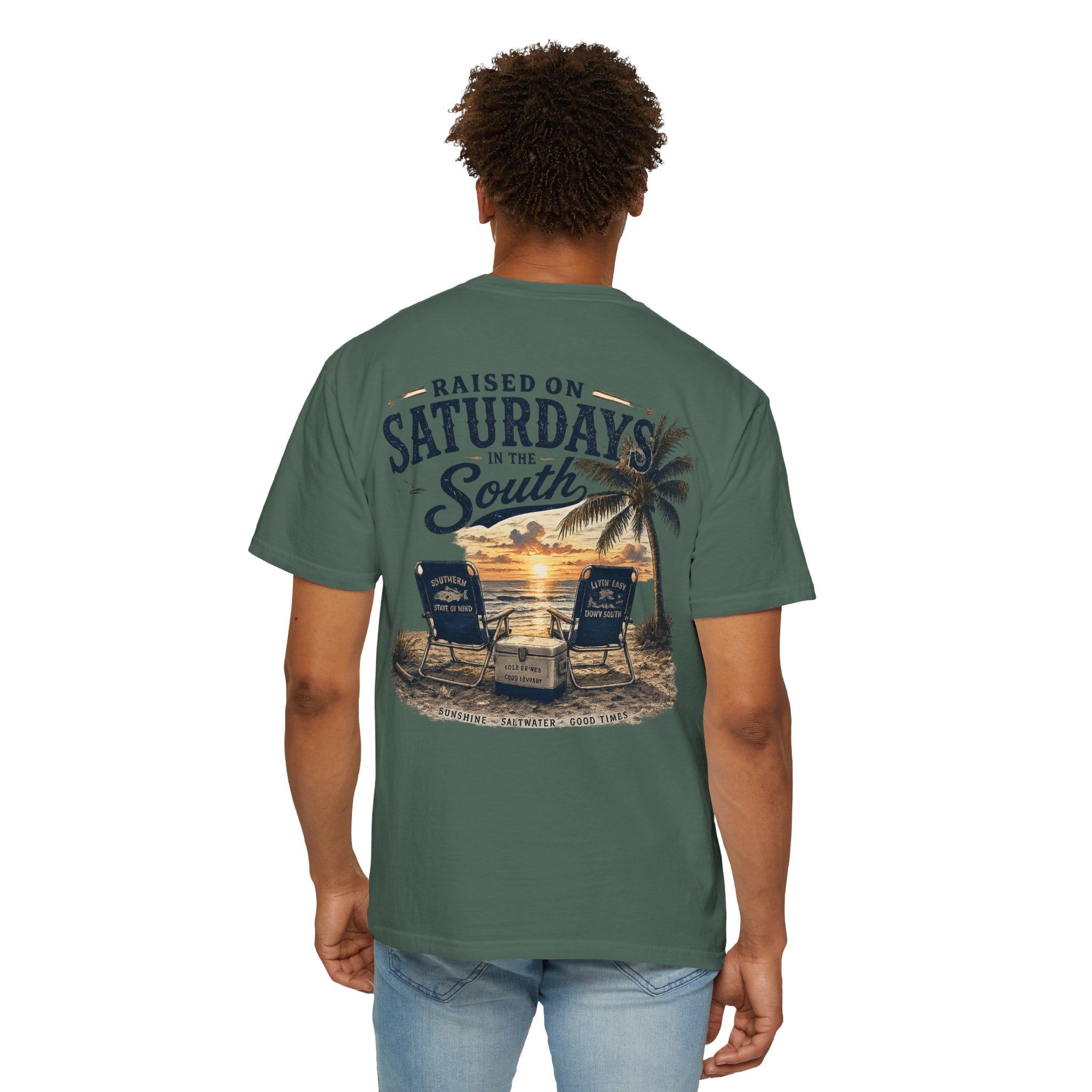 Raised On Saturdays In The South T-Shirt — Beachin It On Summer Saturdays