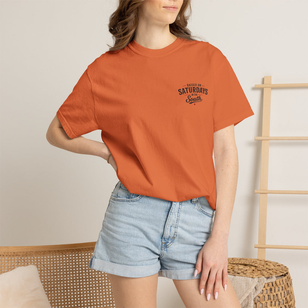 Raised On Saturdays In The South T-Shirt-Deep Sea Saturdays