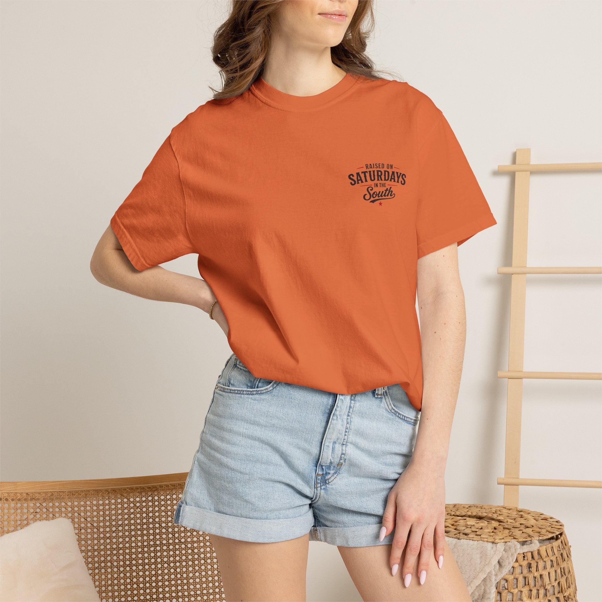Raised On Saturdays In The South T-Shirt-Deep Sea Saturdays