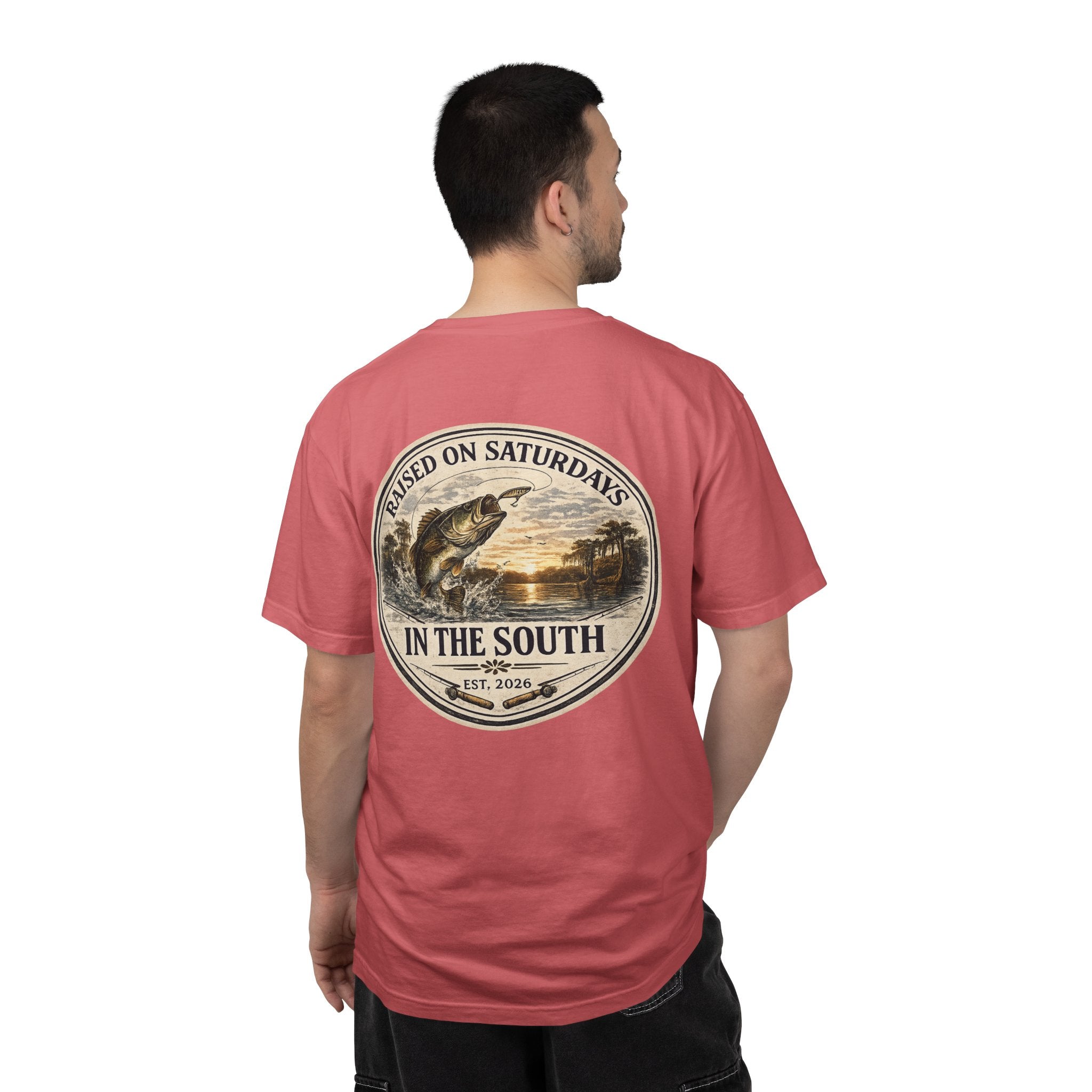 Raised On Saturdays In The South Classic T-Shirt- Fishin Season