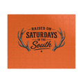 “Raised on Saturdays in the South” jigsaw puzzle-(orange)