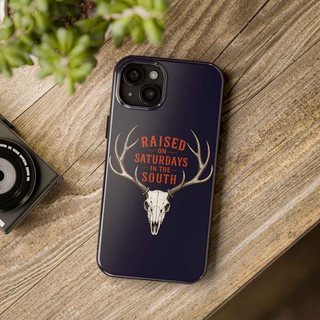 The Spreads Runs Deep In The Woods Phone Case-(blue)