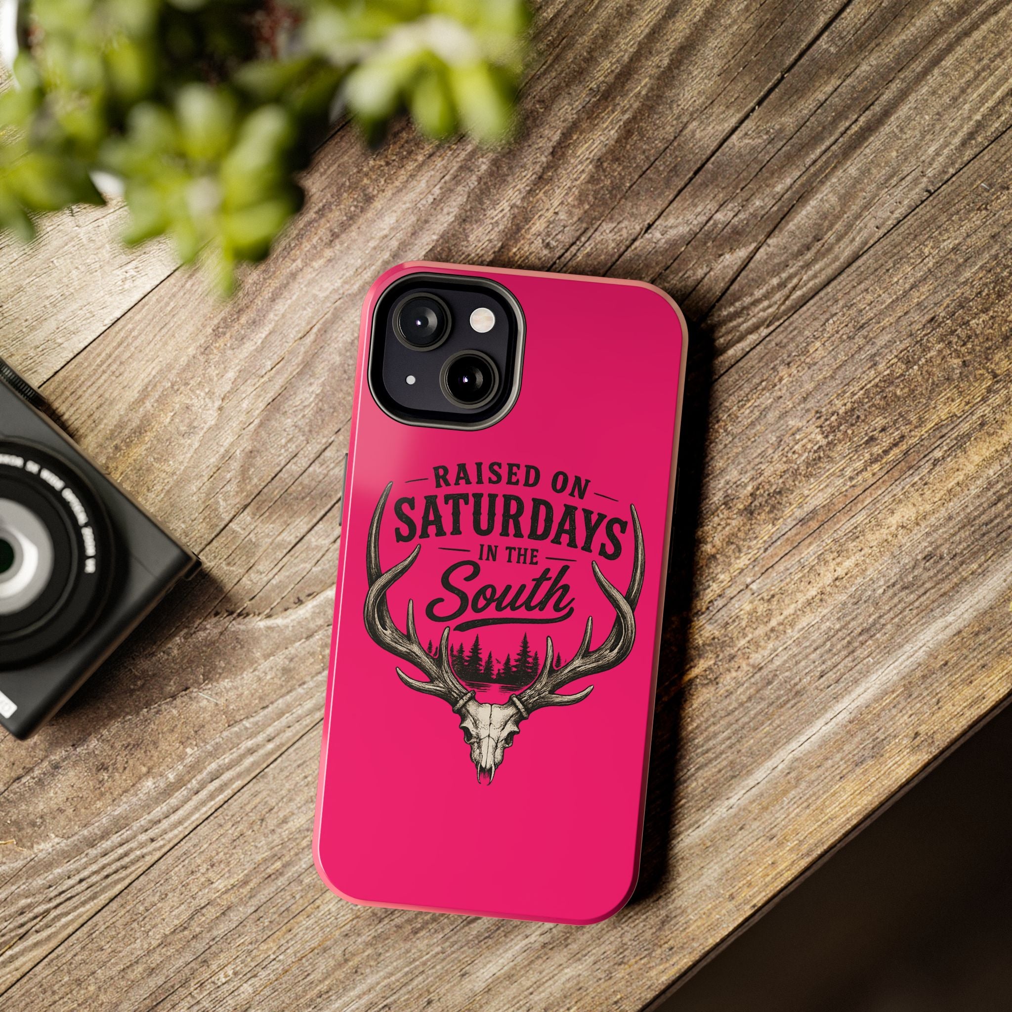 The Spreads Runs Deep In The Woods Phone Case-(pink)