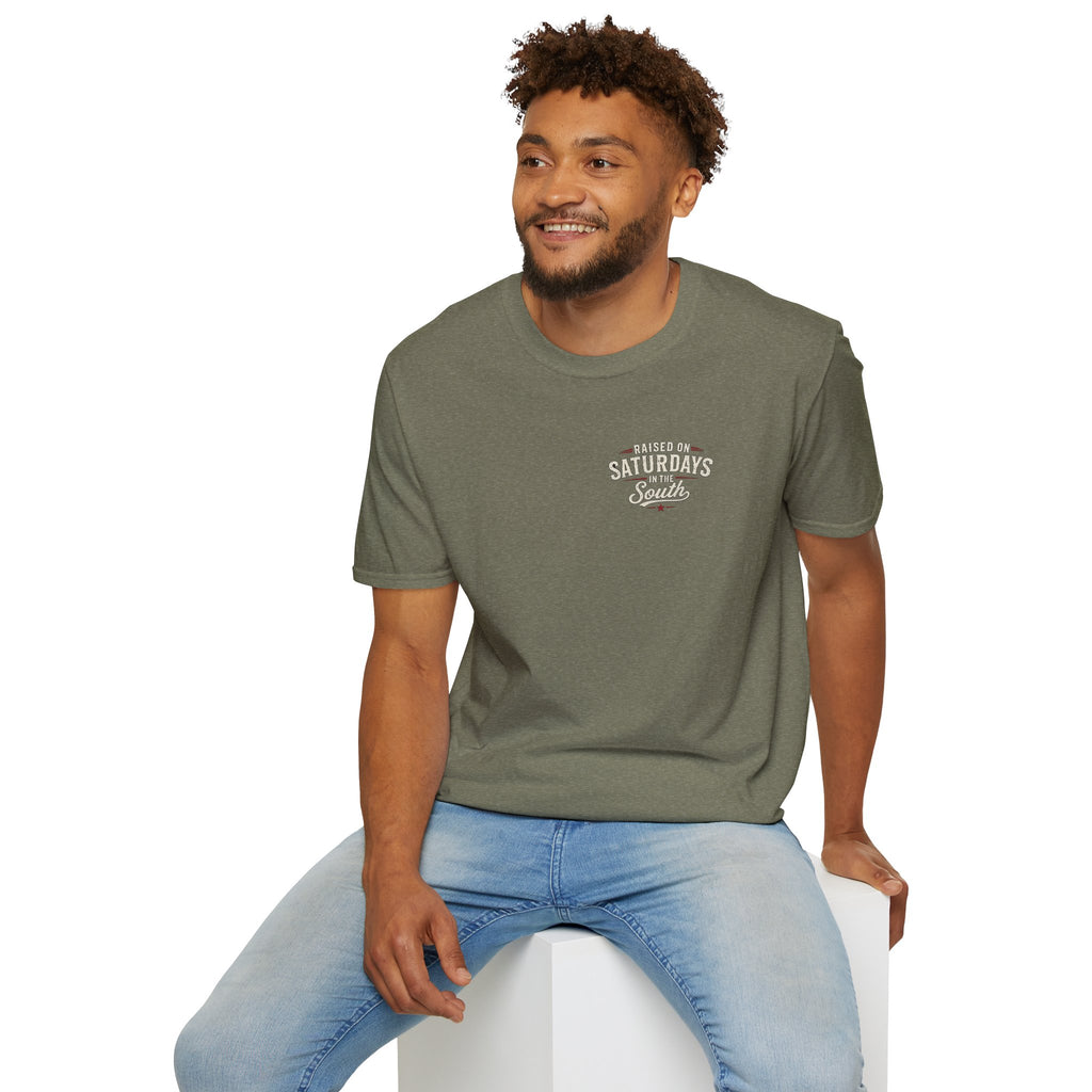 Raised On Saturdays In The South Vintage T-Shirt- Mud Park Saturdays