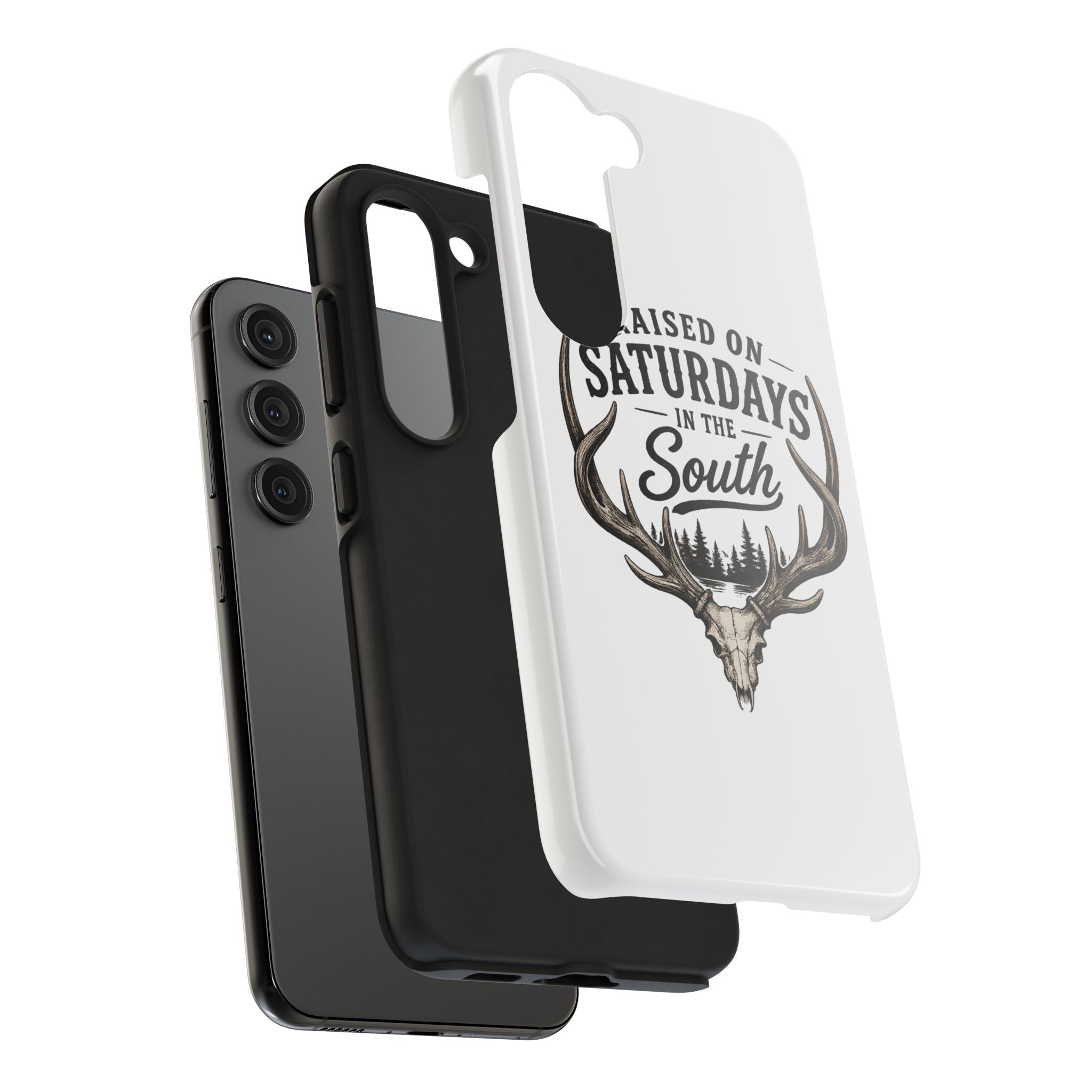 The Spreads Runs Deep In The Woods Phone Case-(white)