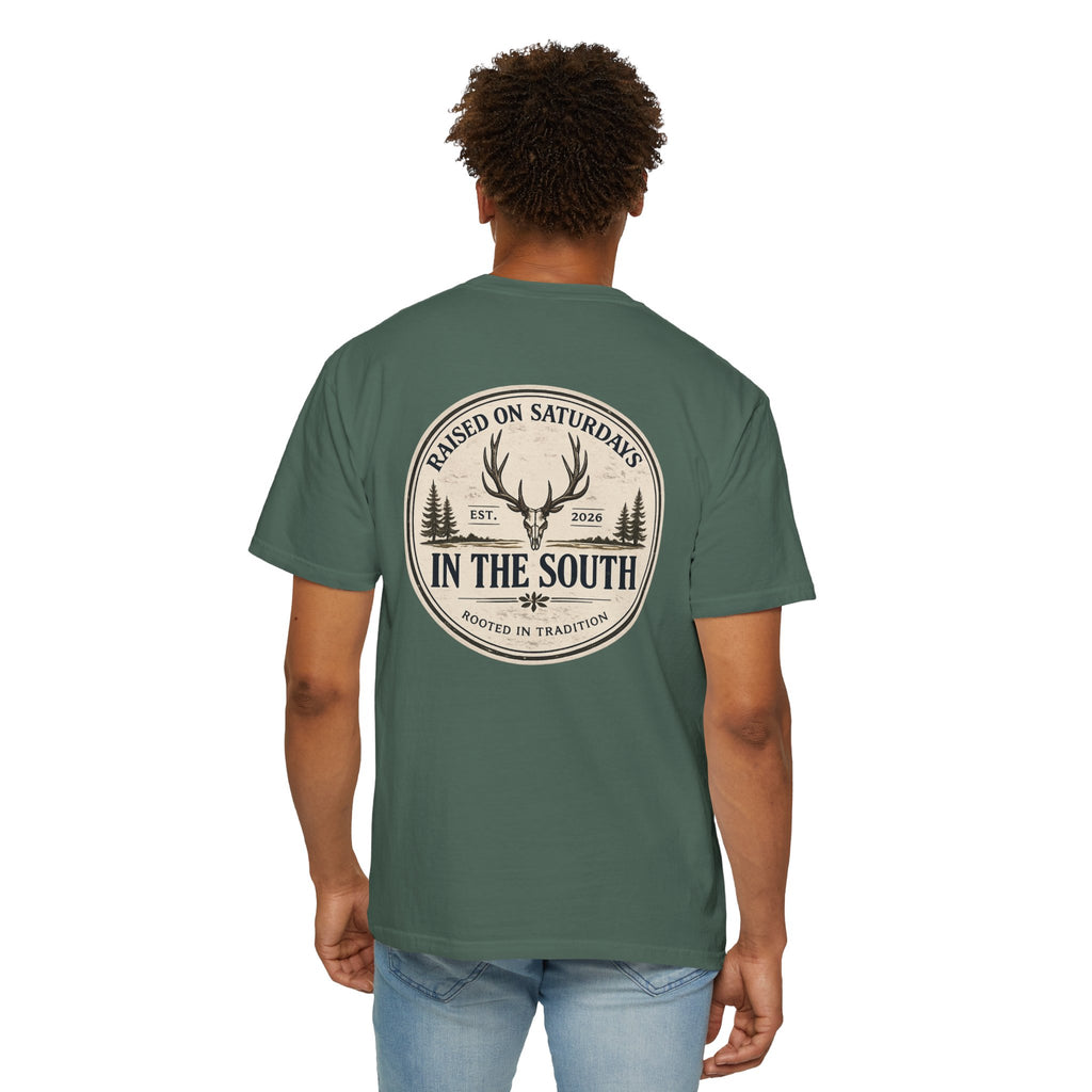 Raised On Saturdays In The South Classic T-Shirt — Deer Season