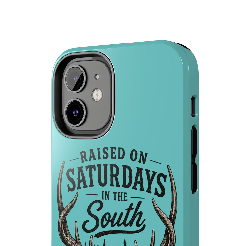 The Spreads Runs Deep In The Woods Phone Case-(blue)