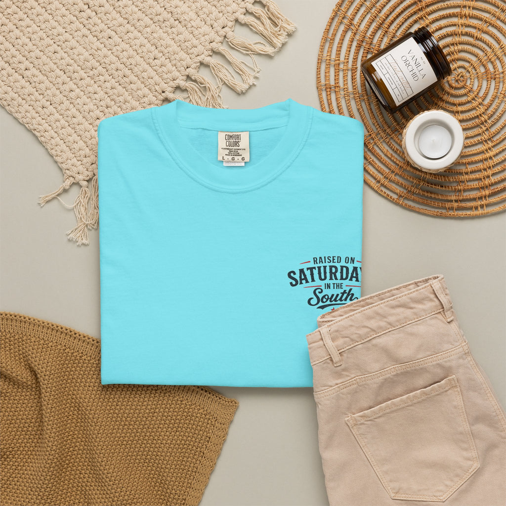 Raised On Saturdays In The South T-Shirt-Deep Sea Saturdays