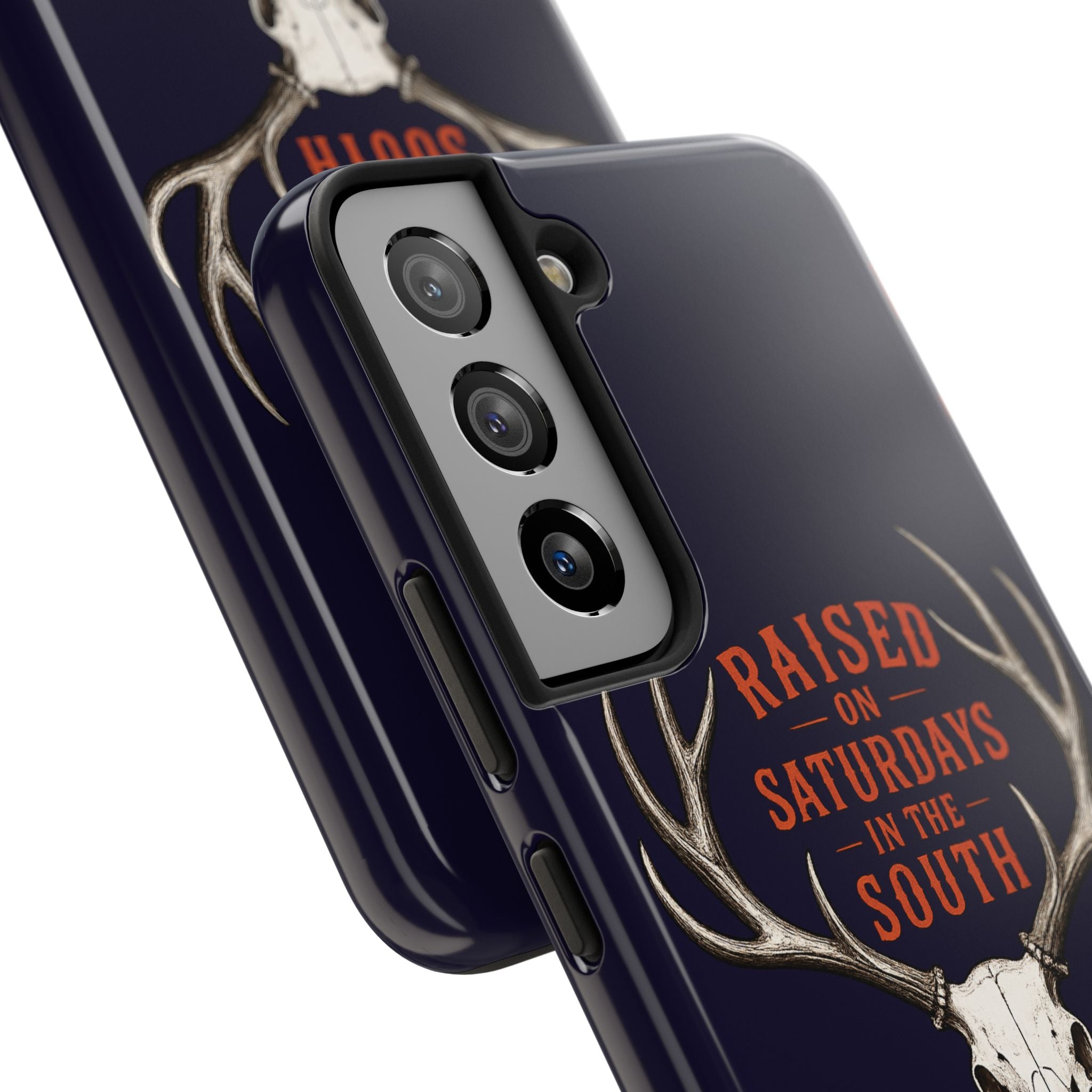 The Spreads Runs Deep In The Woods Phone Case-(blue)