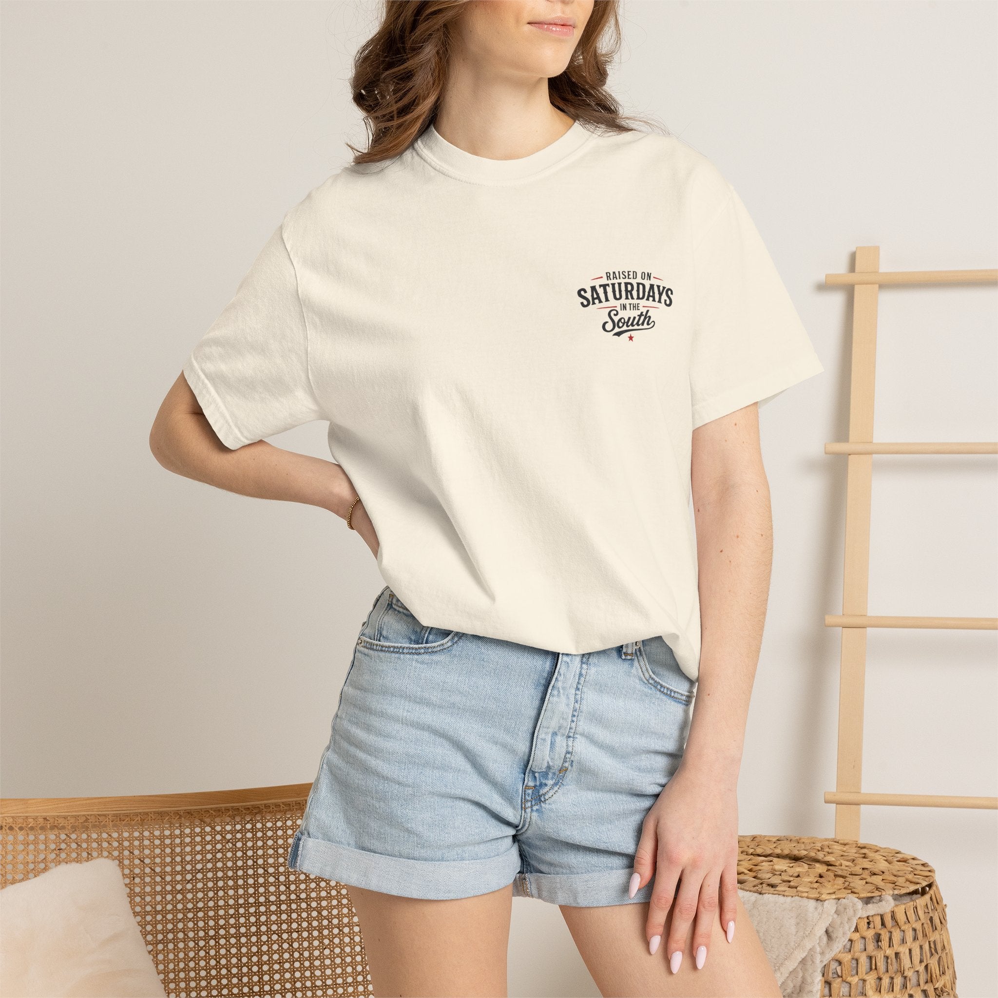 Raised On Saturdays In The South T-Shirt-Deep Sea Saturdays