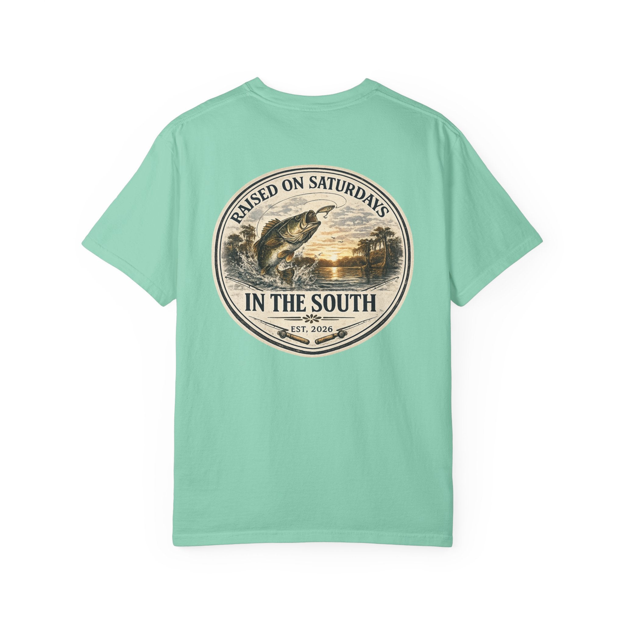 Raised On Saturdays In The South Classic T-Shirt- Fishin Season