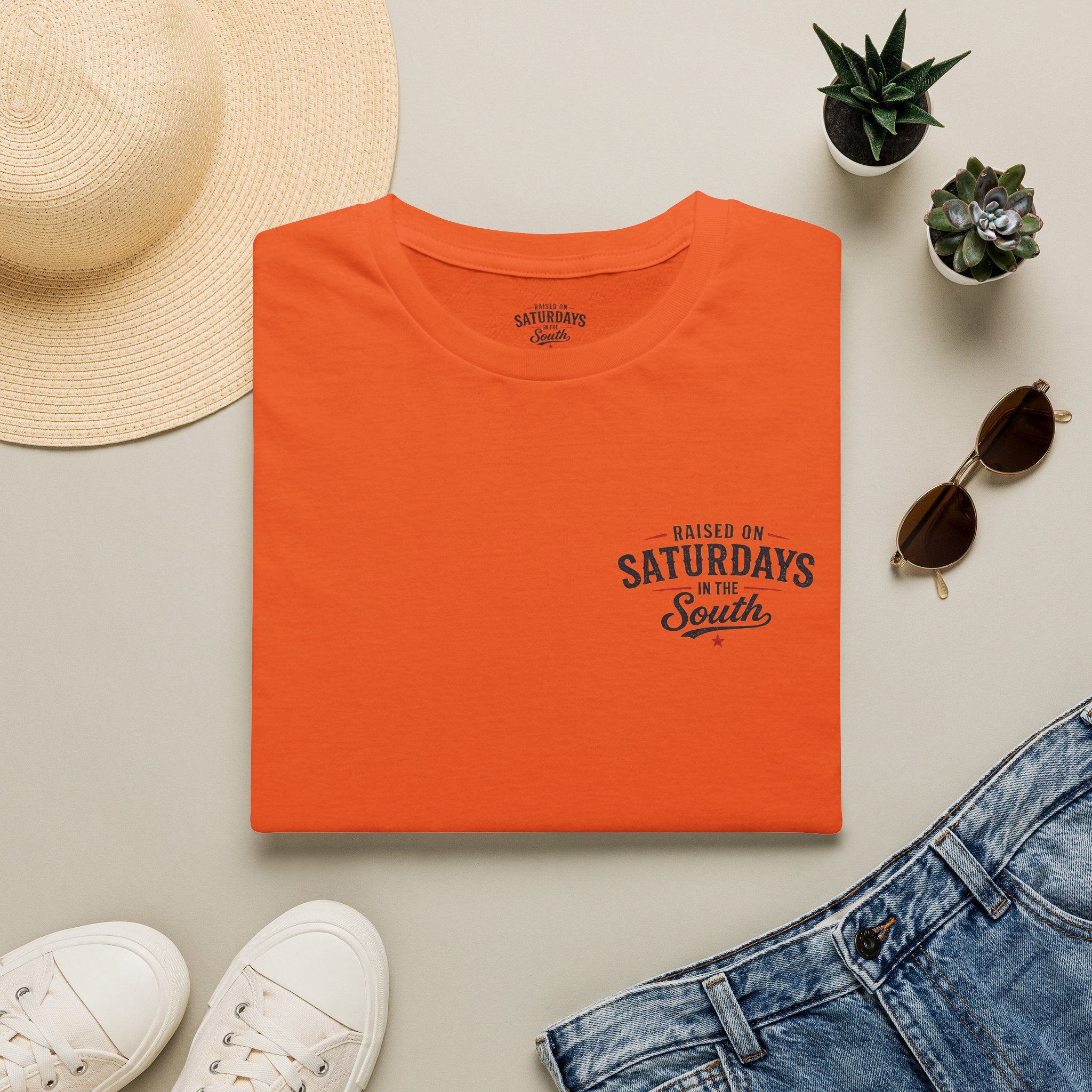 Raised On Saturdays In The South Vintage T-Shirt- Mud Park Saturdays