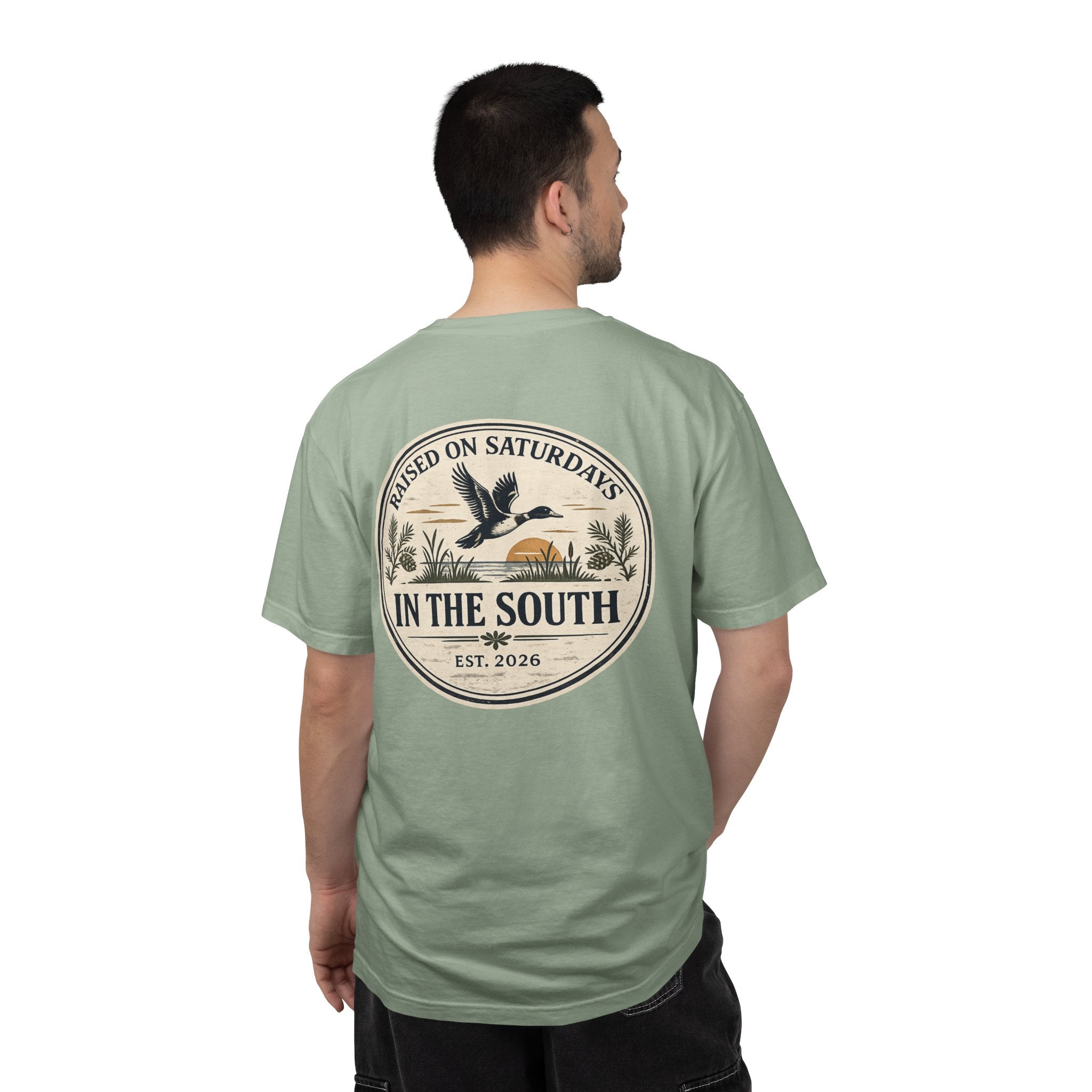 Raised On Saturdays In The South Classic T-Shirt - Duck Season