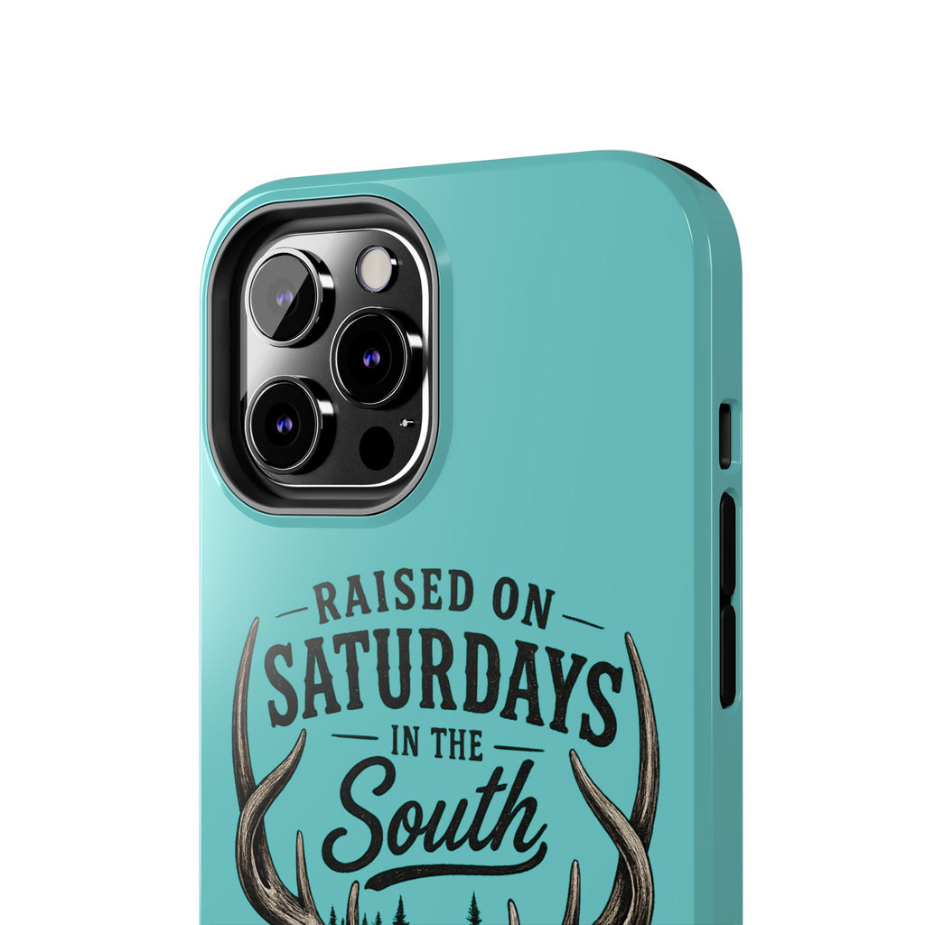 The Spreads Runs Deep In The Woods Phone Case-(blue)