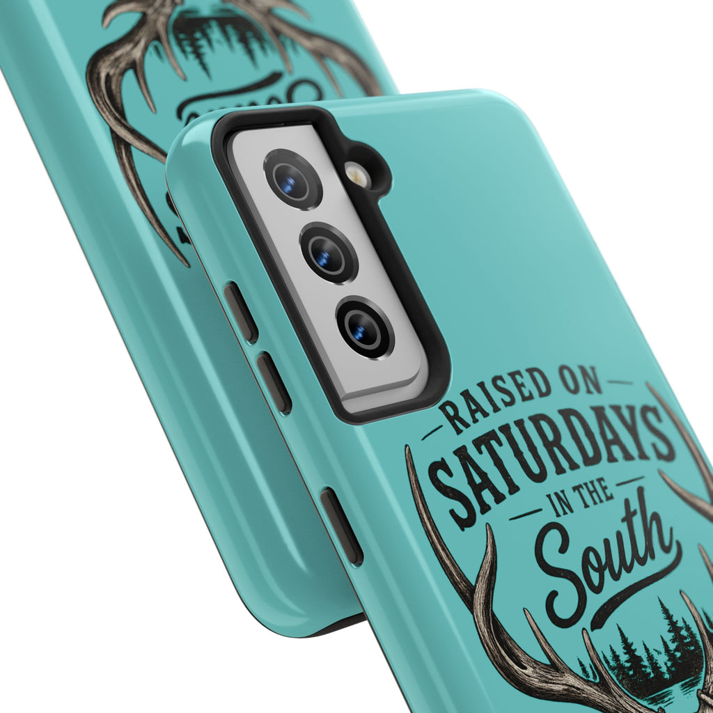The Spreads Runs Deep In The Woods Phone Case-(blue)