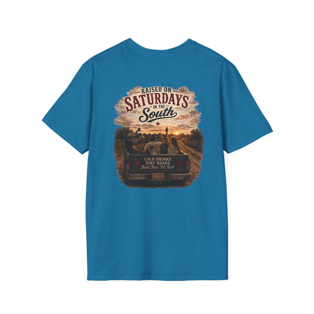 Raised On Saturdays In The South Vintage T-Shirt- Good Riding Buddies