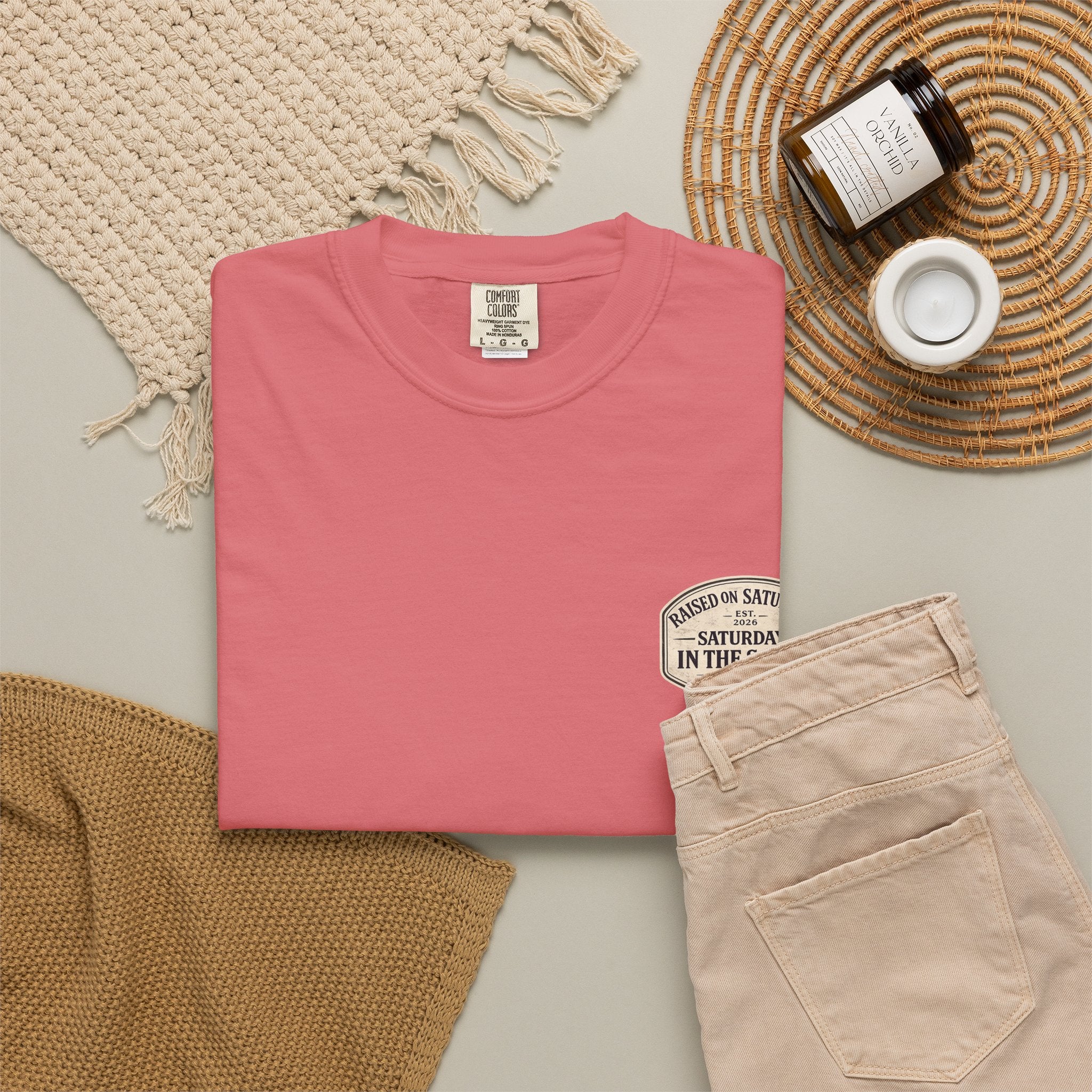 Raised On Saturdays In The South Classic T-Shirt- Fishin Season