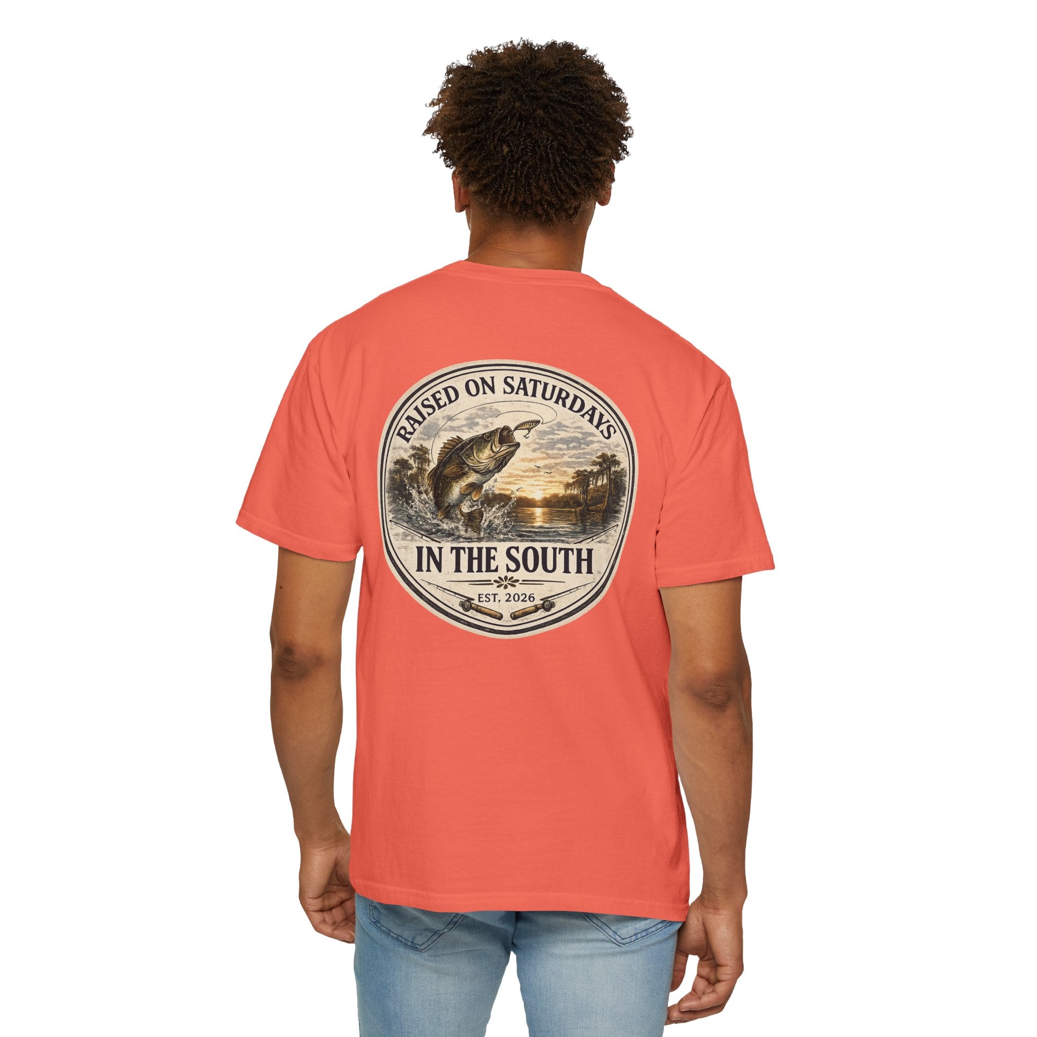 Raised On Saturdays In The South Classic T-Shirt- Fishin Season