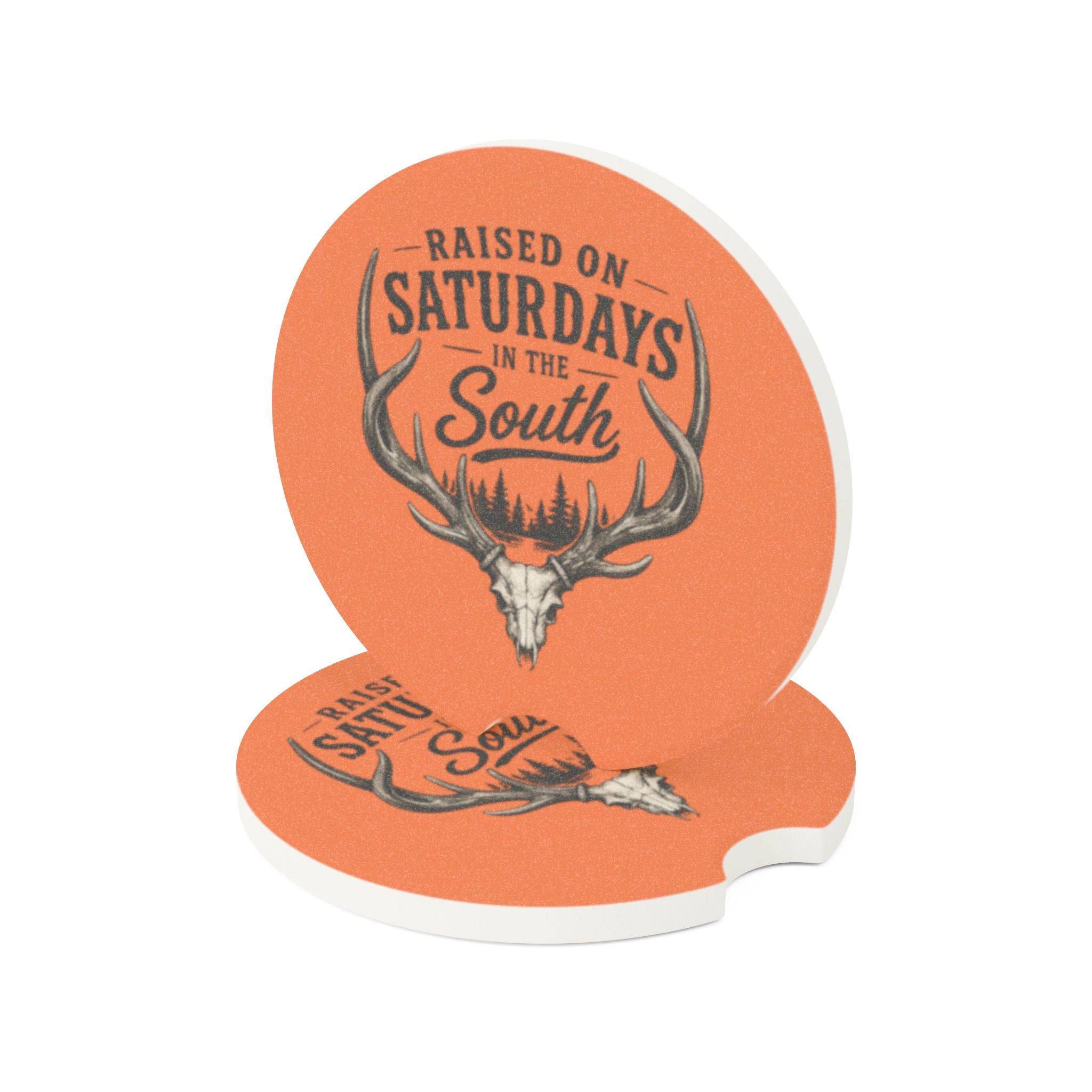 The Spread Runs Deep In The Woods Car Coaster(orange)