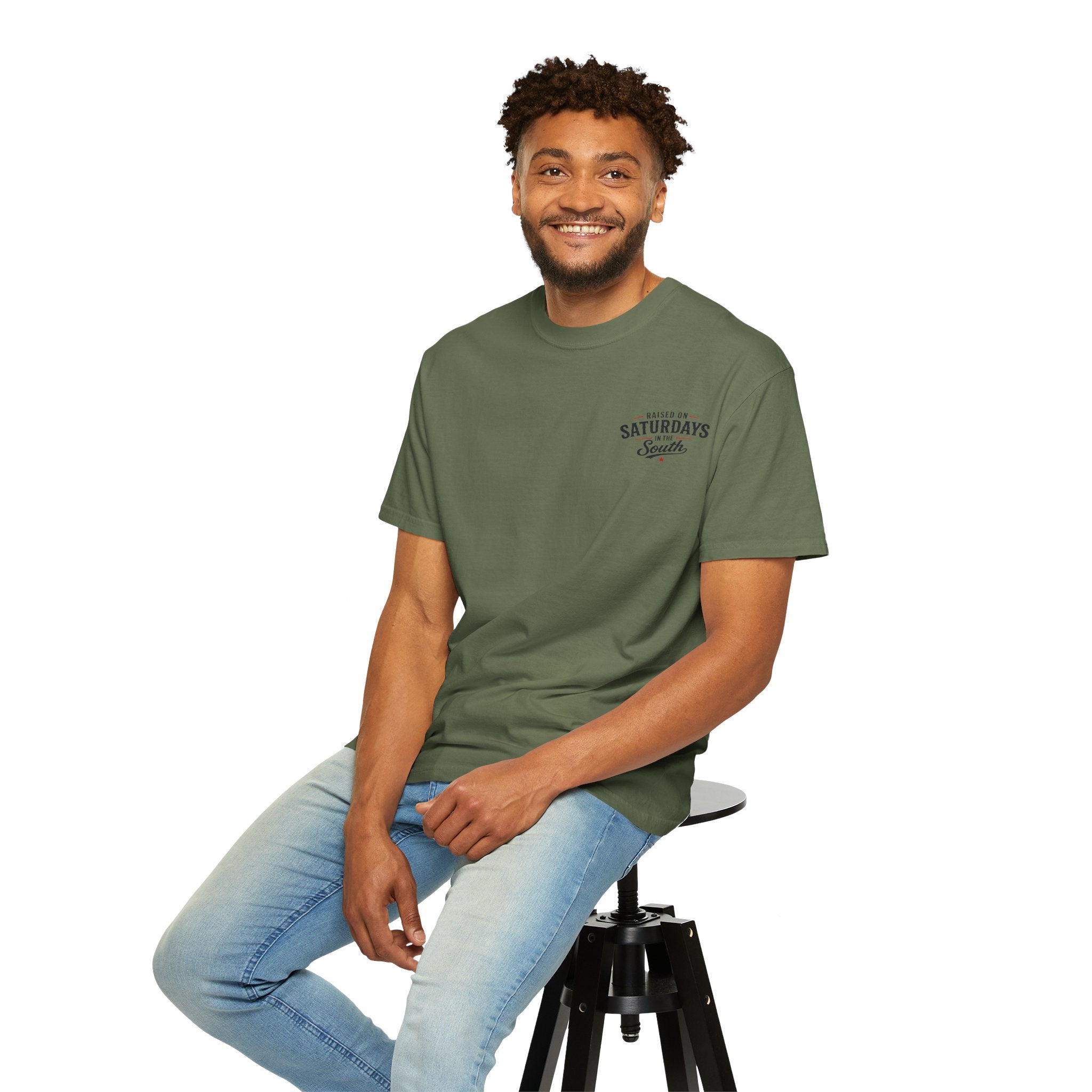 Raised On Saturdays In The South T-Shirt-Deep Sea Saturdays