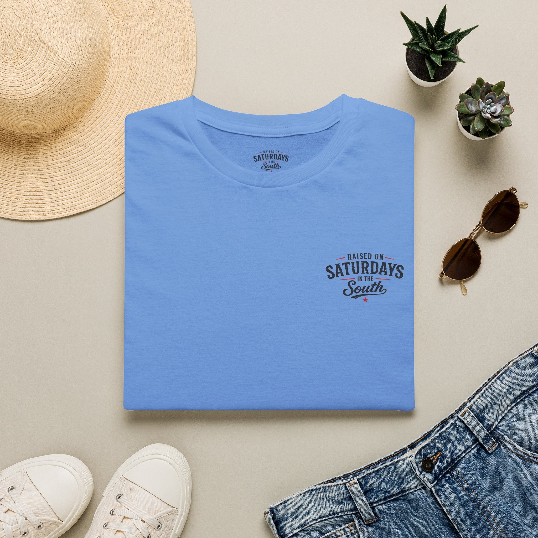 Raised On Saturdays In The South Vintage T-Shirt - Good Riding Buddies