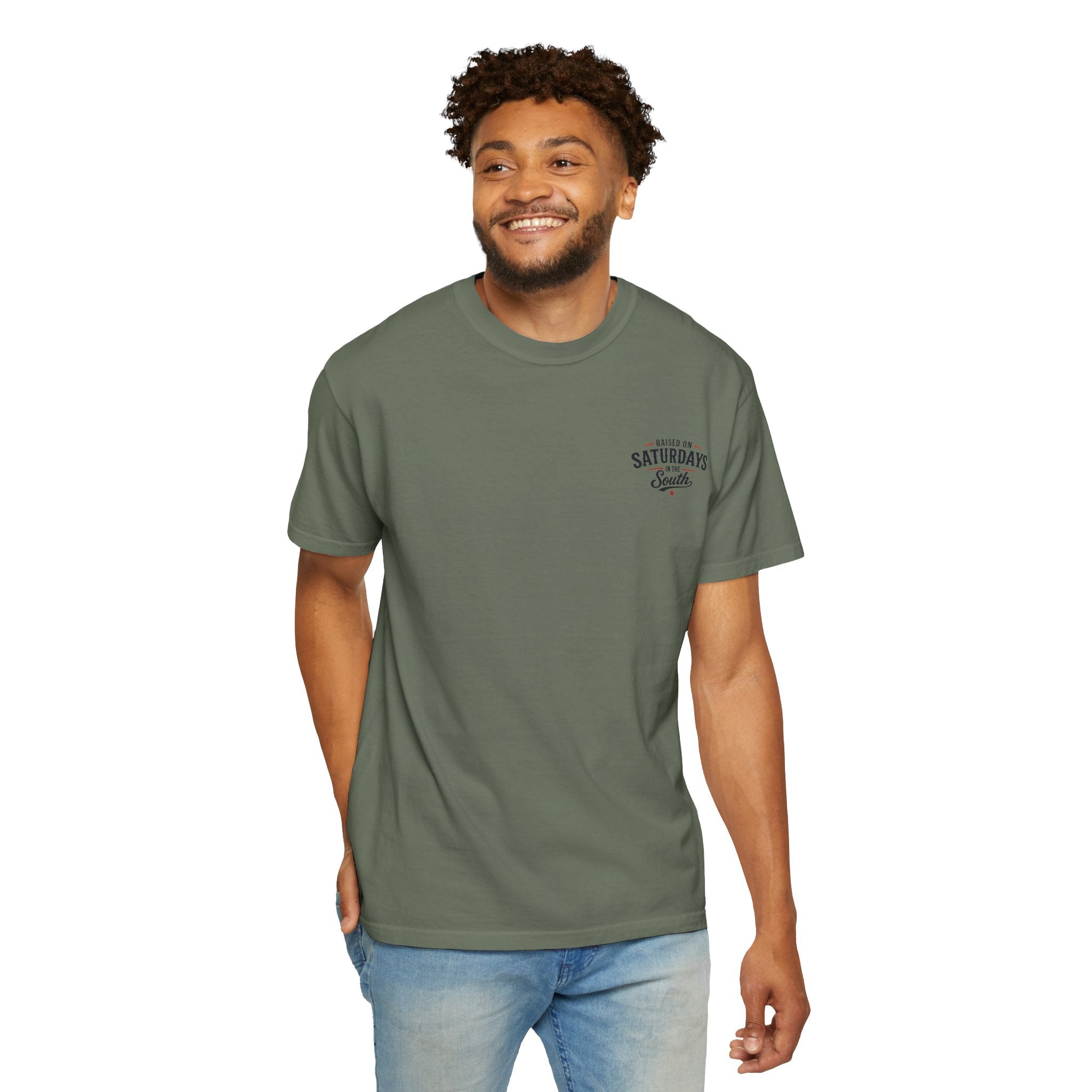 Raised On Saturdays In The South-Girl Dad Fishing Buddies-Father's Day Collection