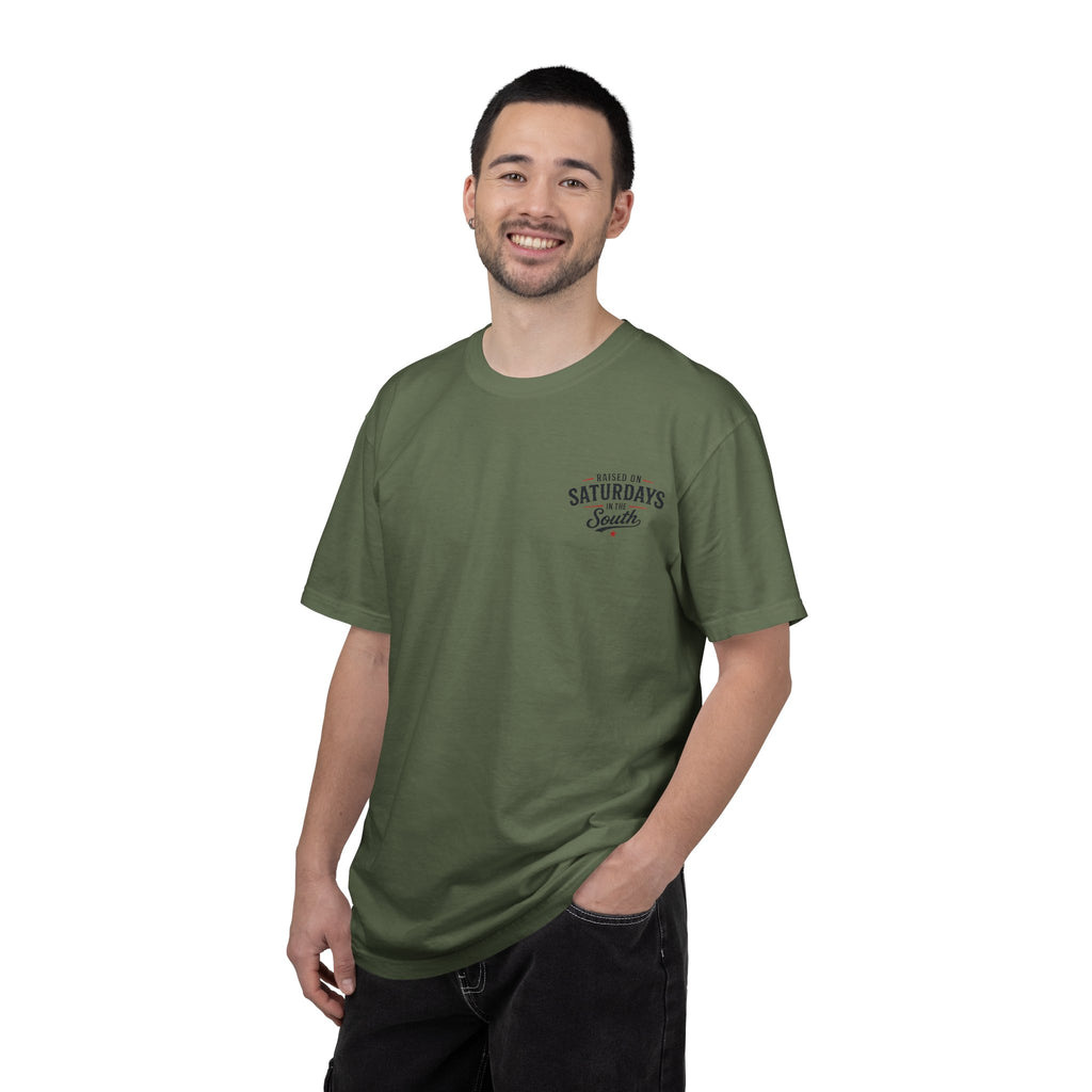 Raised On Saturdays In The South T-Shirt-Deep Sea Saturdays