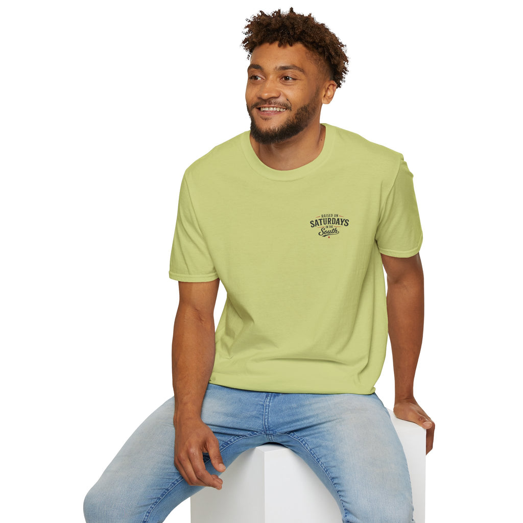 Raised On Saturdays In The South Vintage T-Shirt-Girl Dad Fishing Buddy-Father's Day Collection