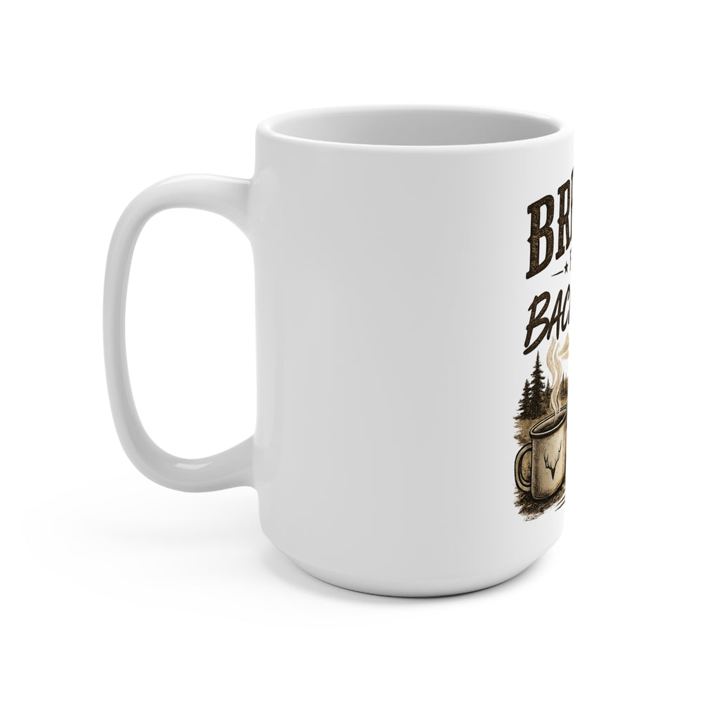 Raised On Saturdays In The South -Brewed for the Backroads 15oz Coffee Mug