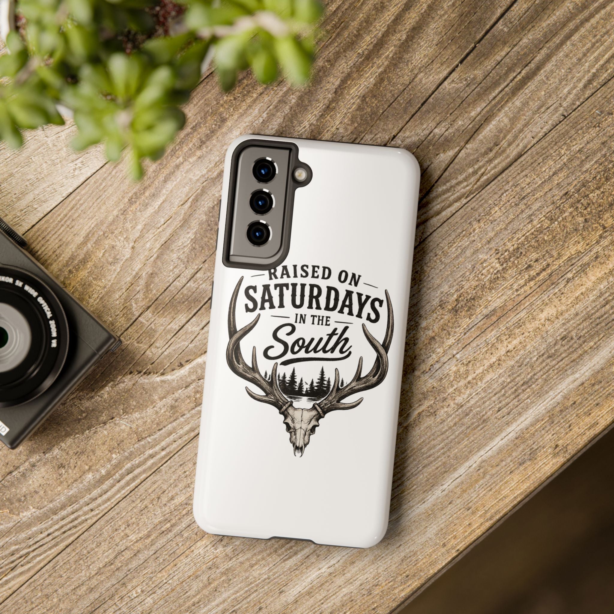 The Spreads Runs Deep In The Woods Phone Case-(white)