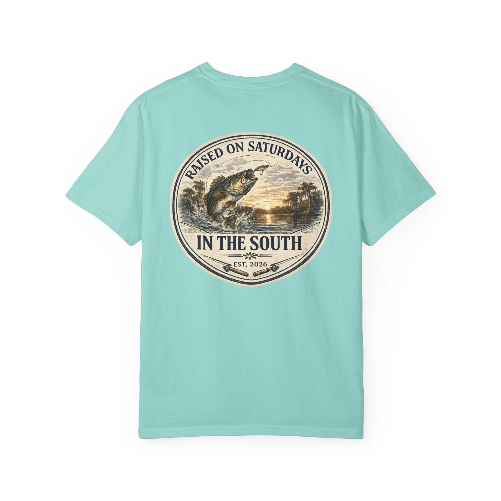 Raised On Saturdays In The South Classic T-Shirt- Fishin Season