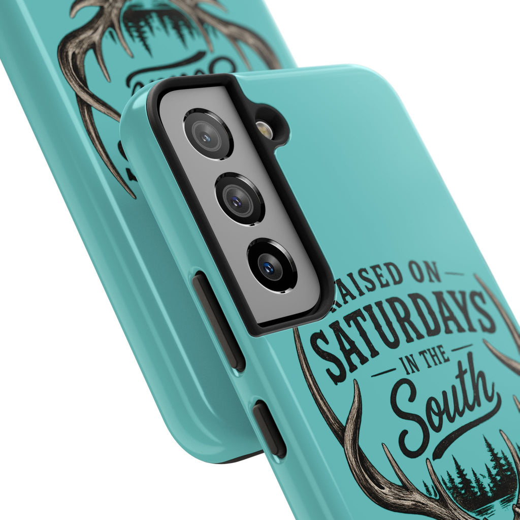The Spreads Runs Deep In The Woods Phone Case-(blue)
