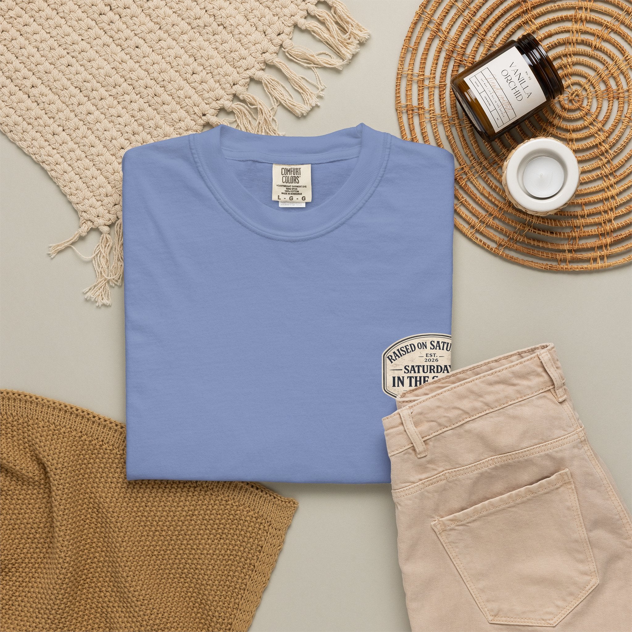 Raised On Saturdays In The South Classic T-Shirt- Fishin Season