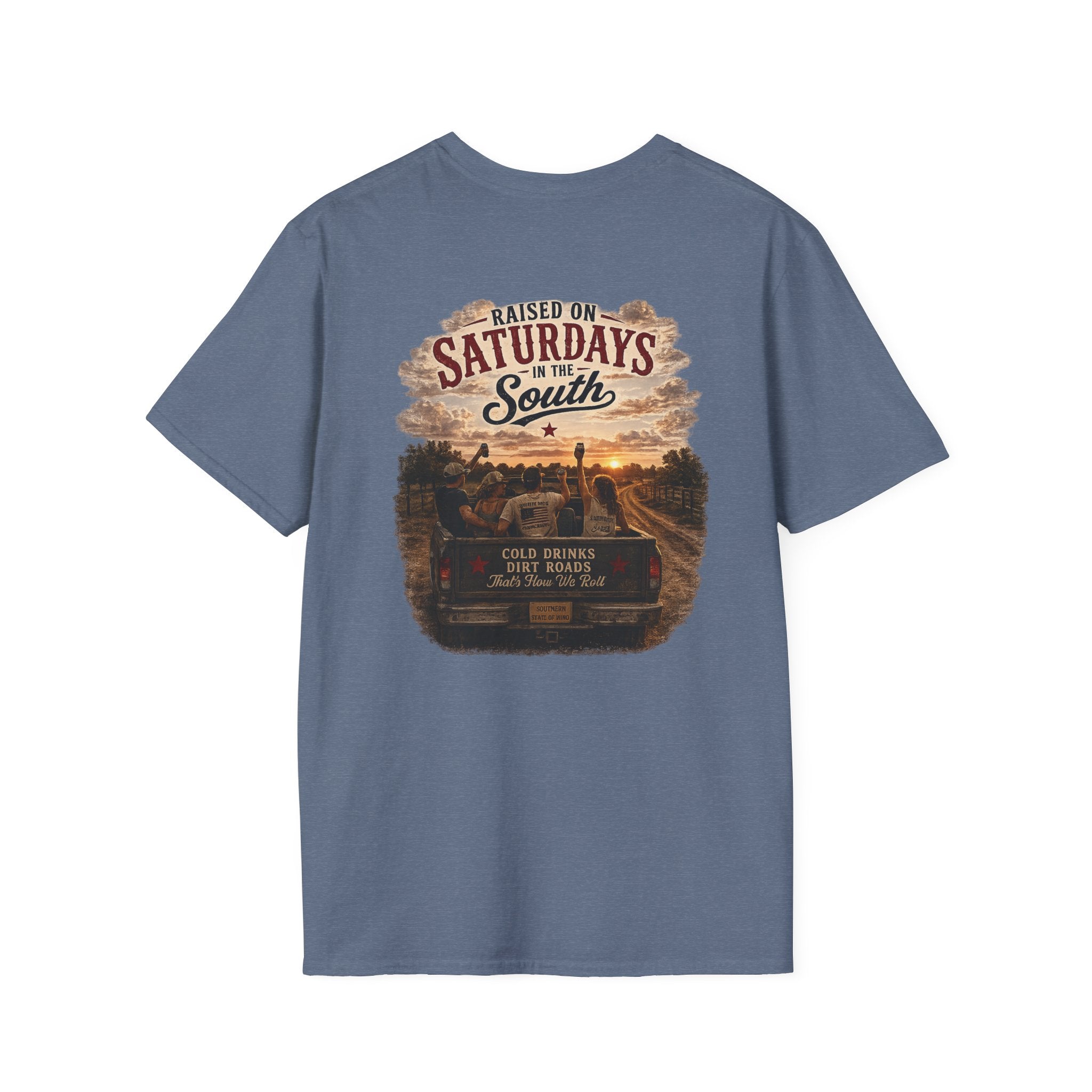 Raised On Saturdays In The South Vintage T-Shirt- Good Riding Buddies