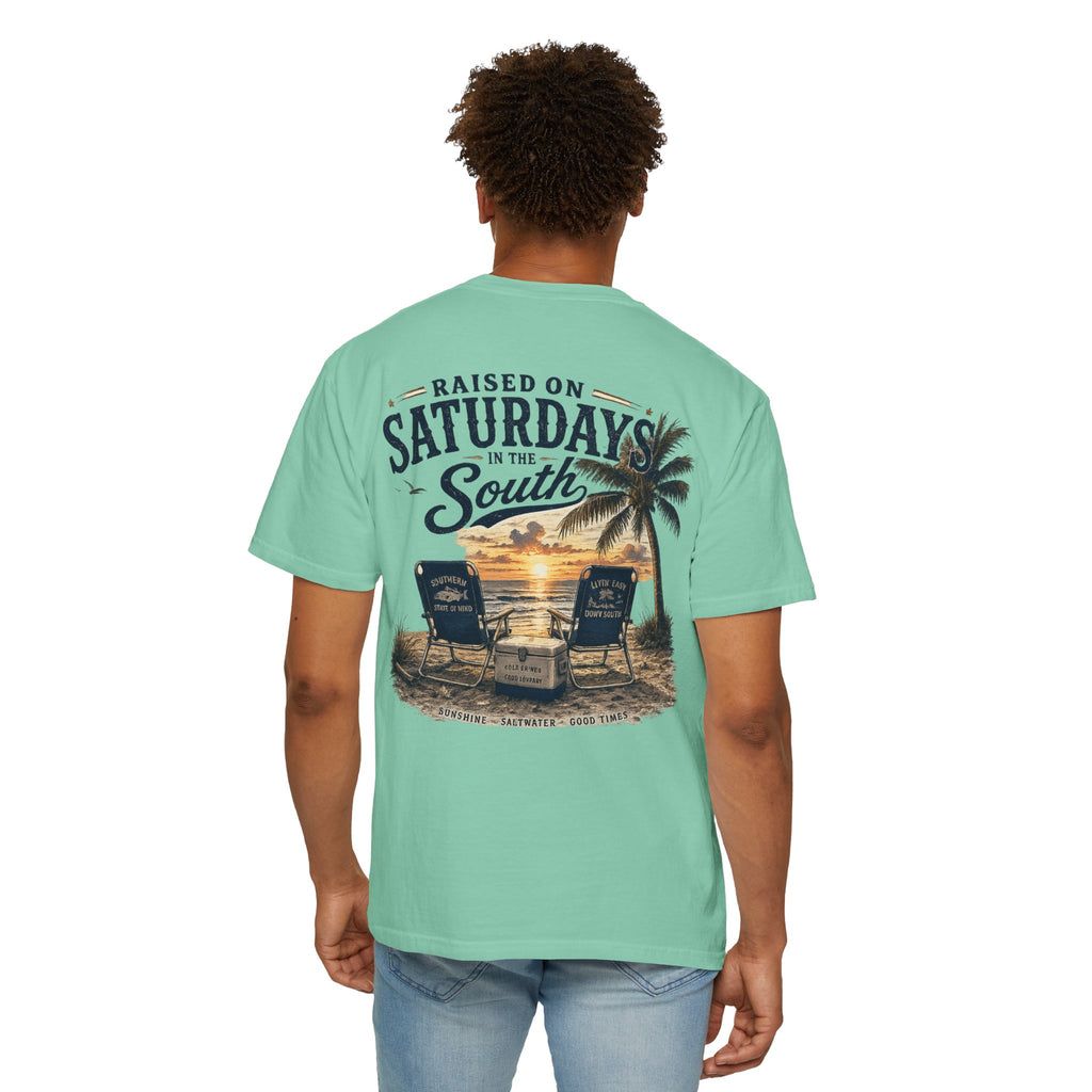 Raised On Saturdays In The South T-Shirt — Beachin It On Summer Saturdays