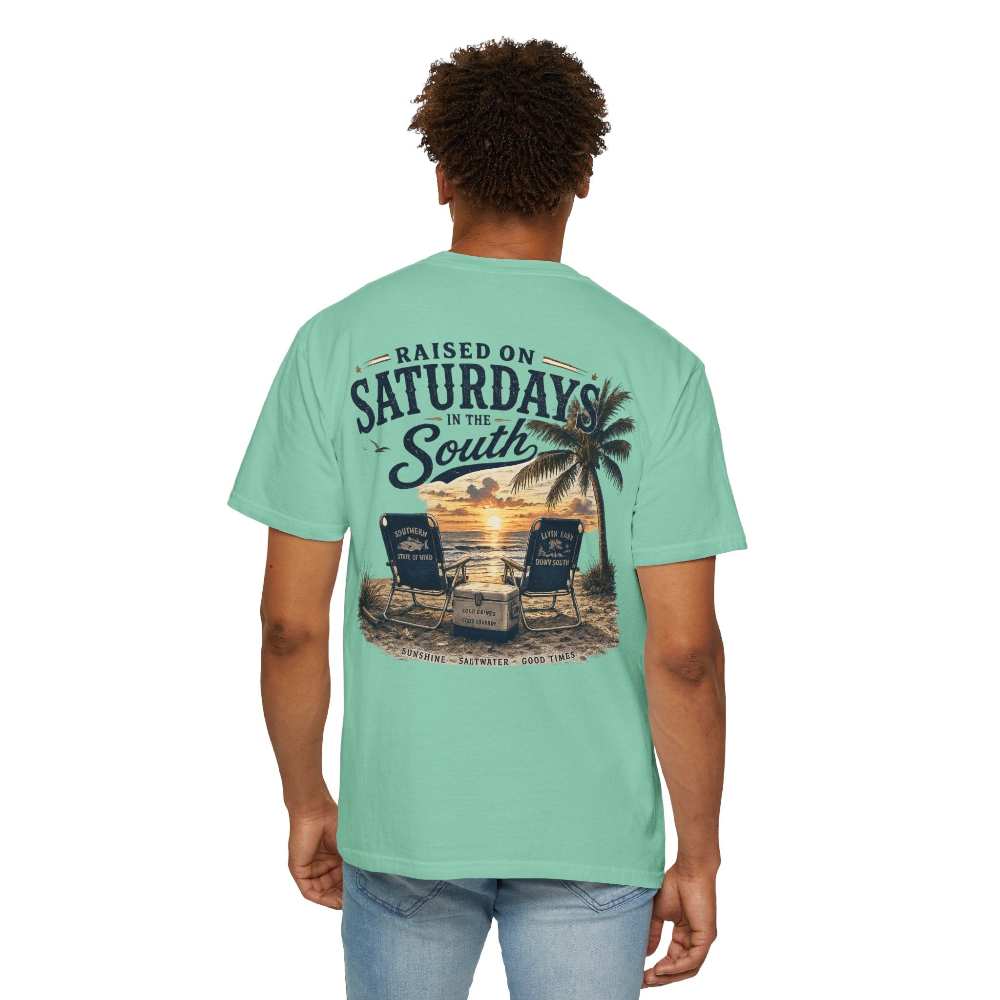 Raised On Saturdays In The South T-Shirt — Beachin It On Summer Saturdays