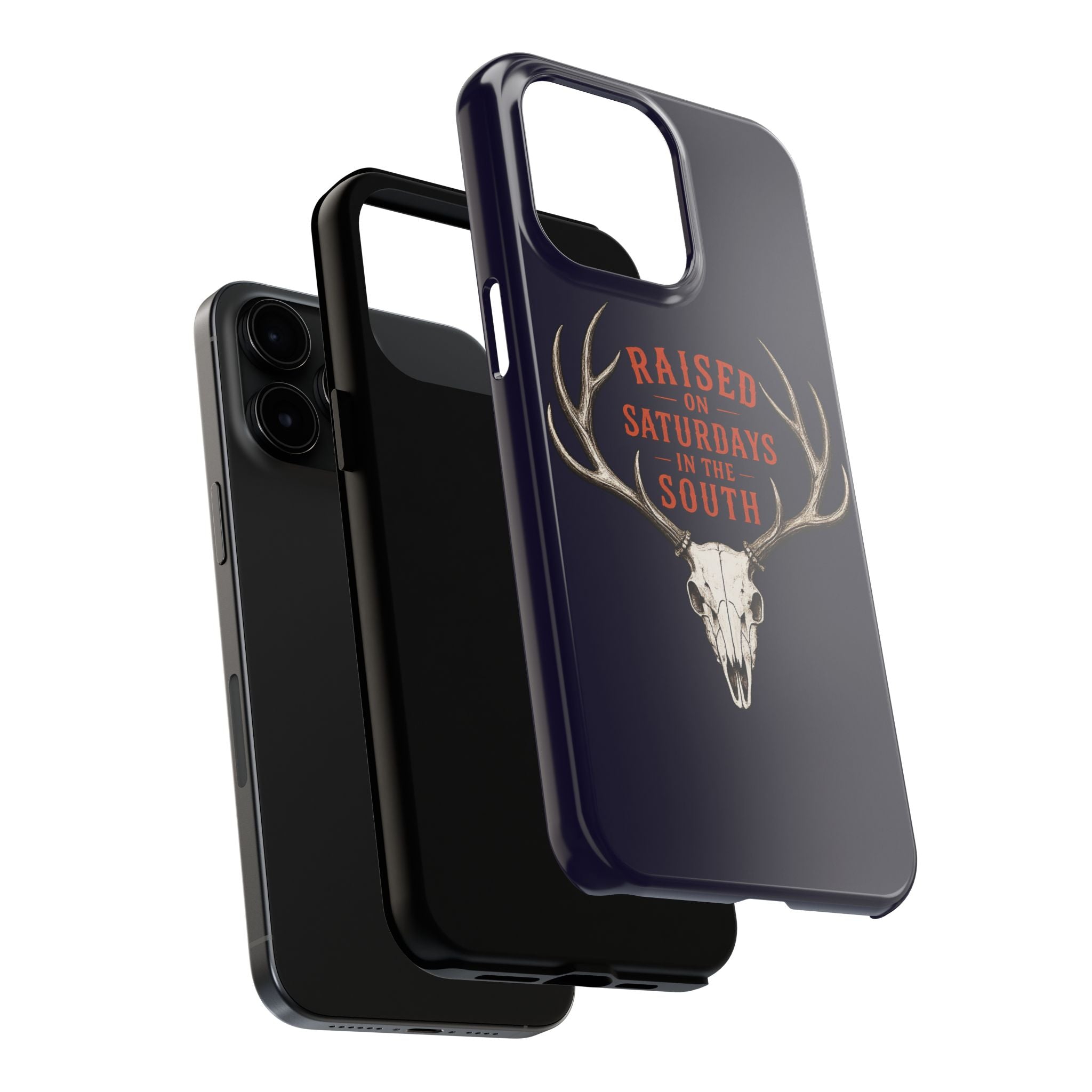 The Spreads Runs Deep In The Woods Phone Case-(blue)