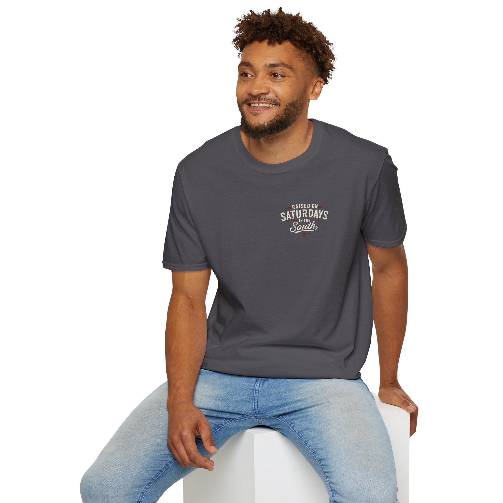 Raised On Saturdays In The South Vintage T-Shirt- Mud Park Saturdays