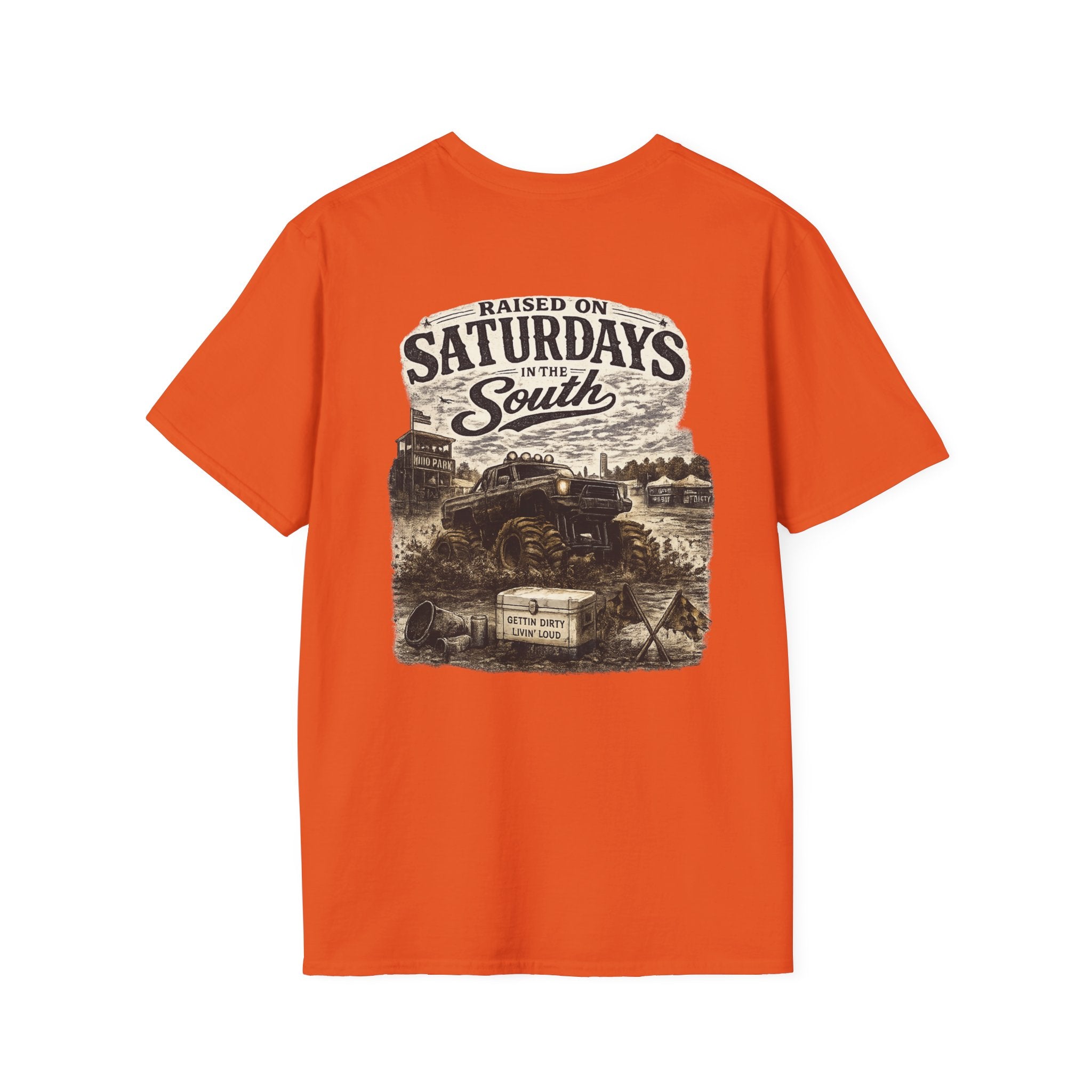 Raised On Saturdays In The South Vintage T-Shirt- Mud Park Saturdays