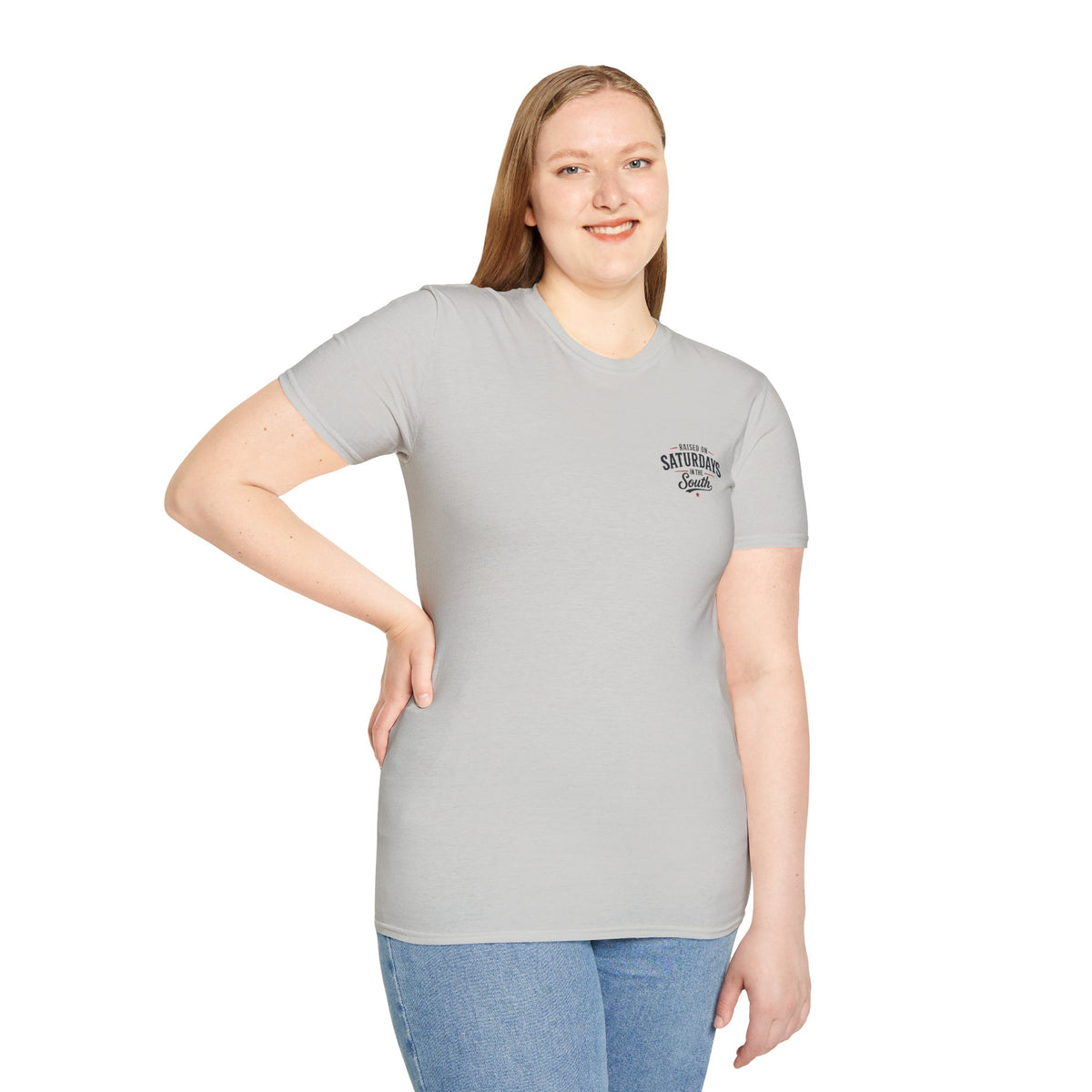 "Raised On Saturdays In The South" Vintage T-Shirt-Saturdays Are Made For Fishin