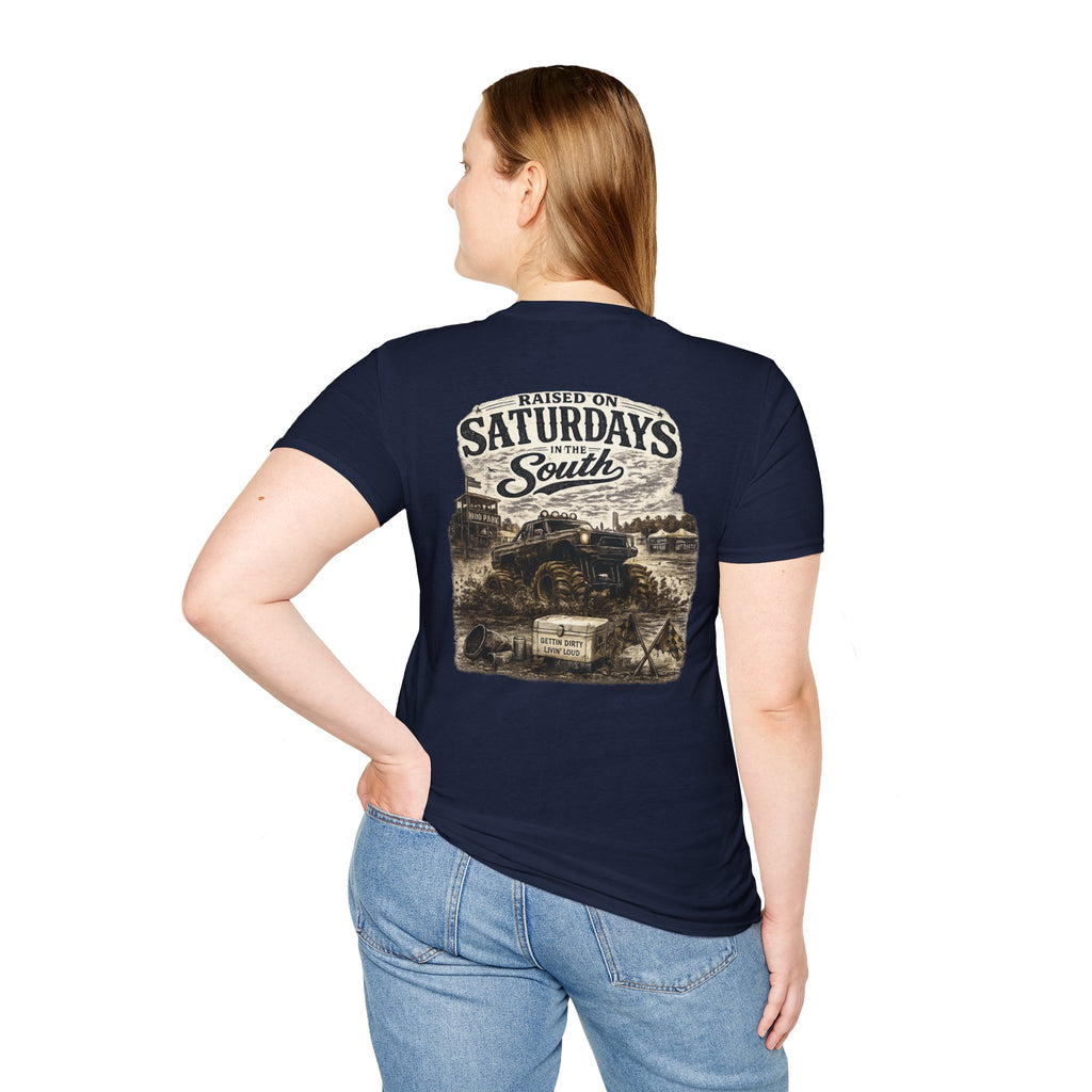 Raised On Saturdays In The South Vintage T-Shirt- Mud Park Saturdays