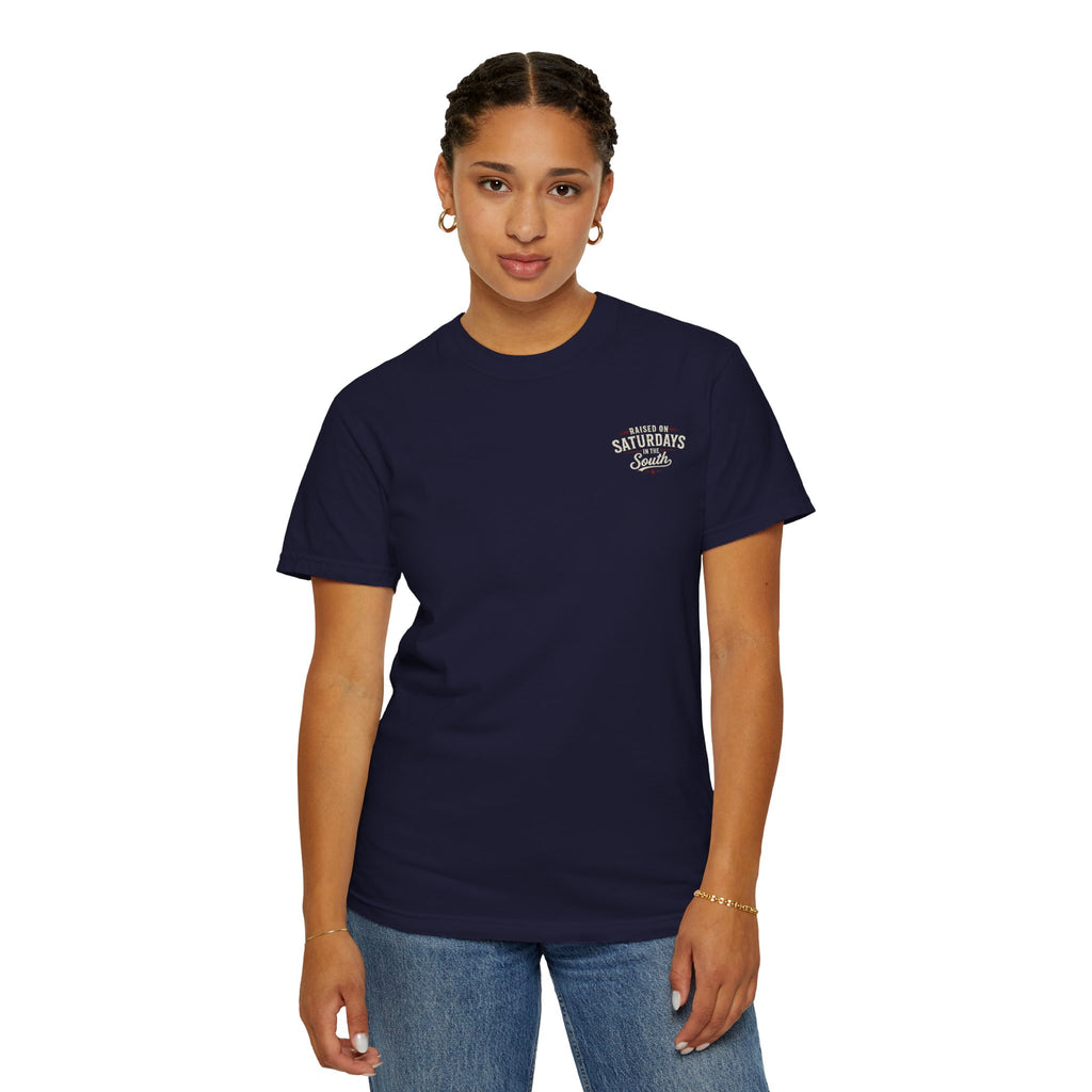 Raised On Saturdays In The South T-Shirt — Relaxing Saturday Morning In The Mountains