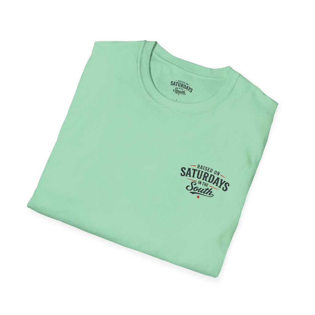 "Raised On Saturdays In The South" Vintage T-Shirt-Saturdays Are Made For Fishin