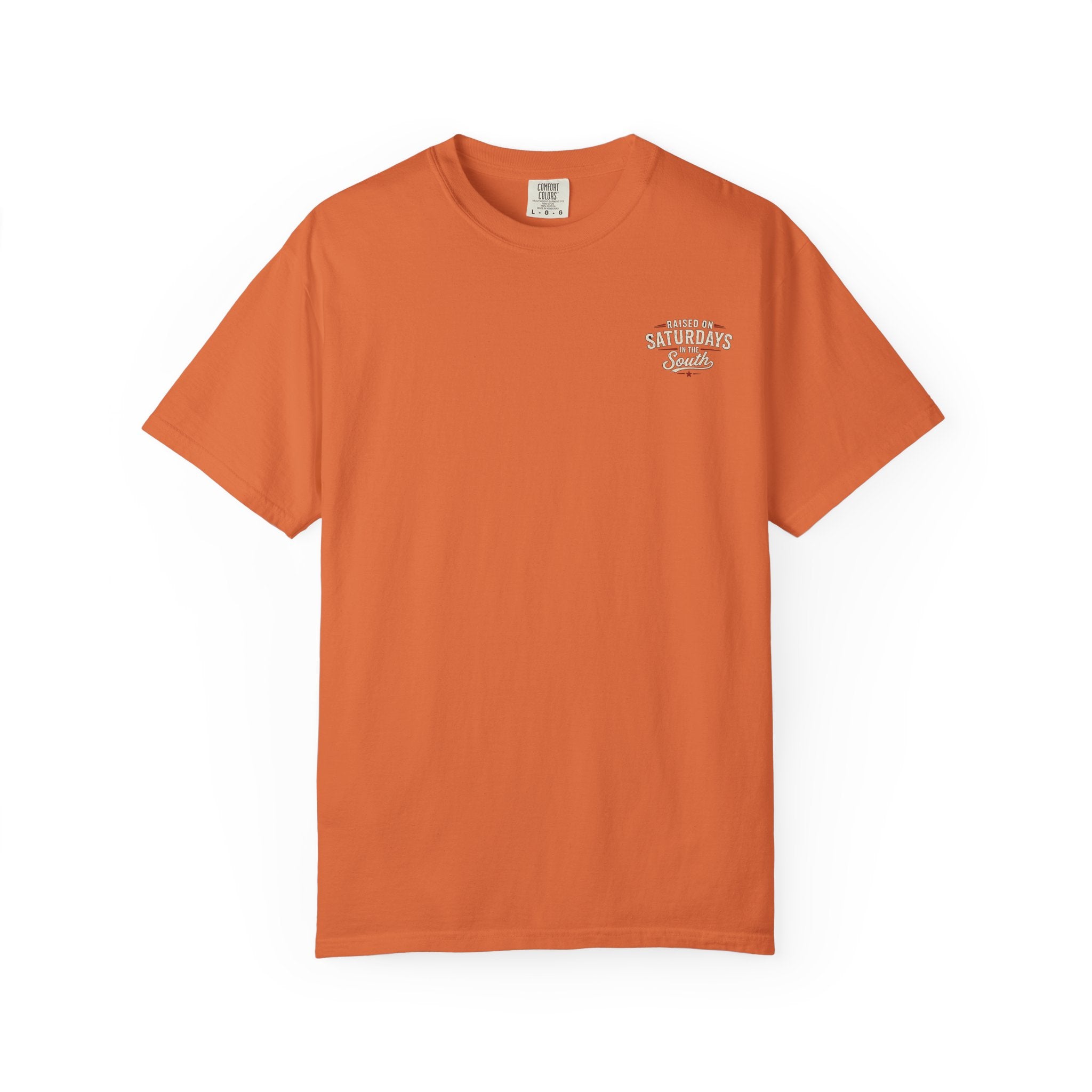 Raised On Saturdays In The South T-Shirt — Relaxing Saturday Morning In The Mountains