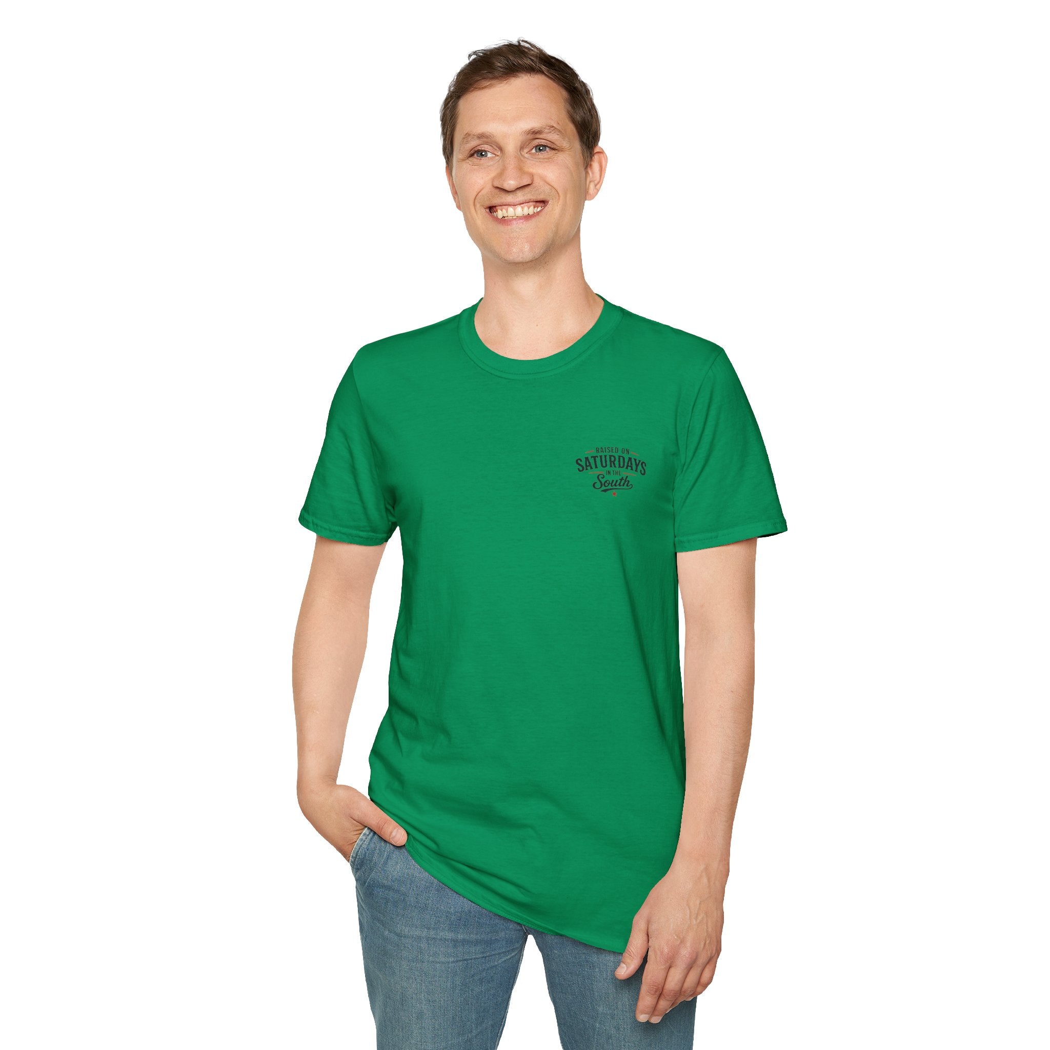 Raised On Saturdays In The South Vintage T-Shirt-Girl Dad Fishing Buddy-Father's Day Collection