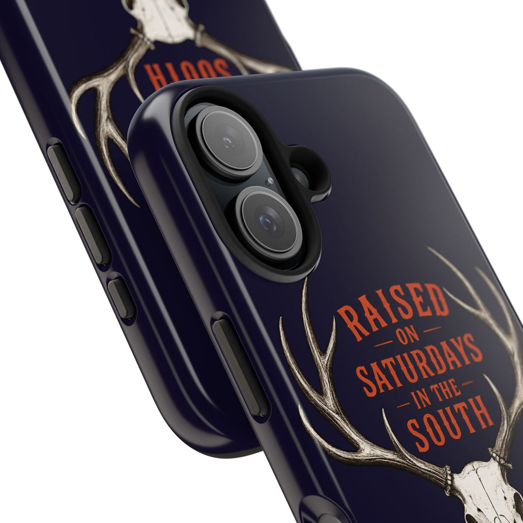 The Spreads Runs Deep In The Woods Phone Case-(blue)