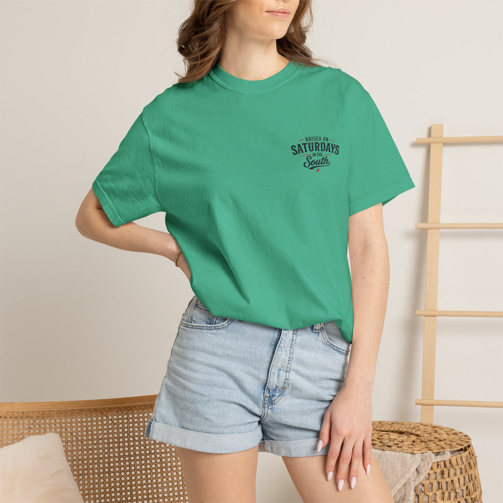 Raised On Saturdays In The South T-Shirt-Deep Sea Saturdays