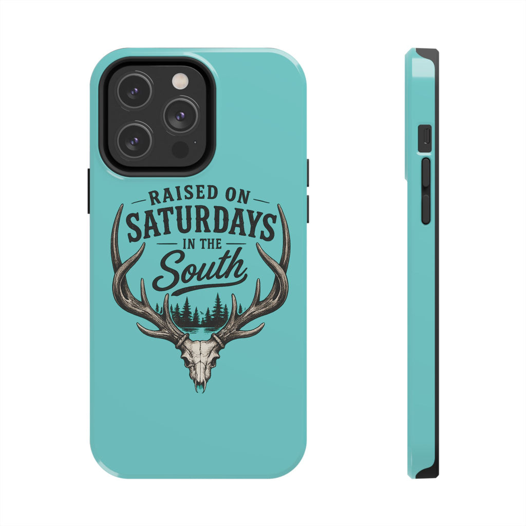 The Spreads Runs Deep In The Woods Phone Case-(blue)
