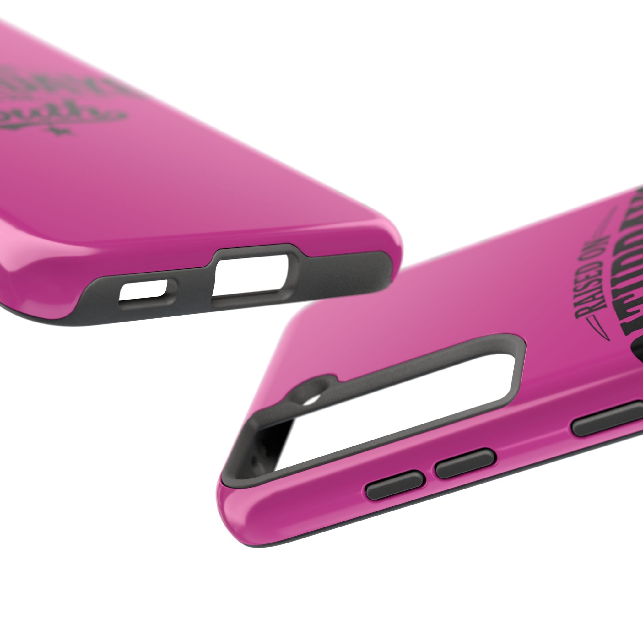 Raised On Saturdays In The South Phone Case-(pink)
